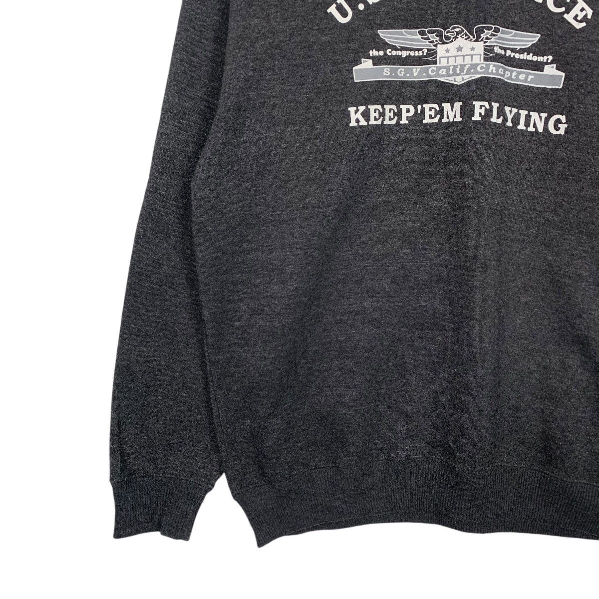Japanese Brand US Air Force Crewneck Sweatshirt Size US L / EU 52-54 / 3 - 3 Thumbnail