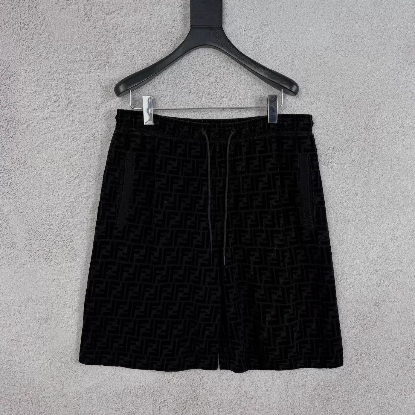 Fendi FENDI All Over Logo Flocked Shorts 52 New Size US 36 / EU 52 - 1 Thumbnail