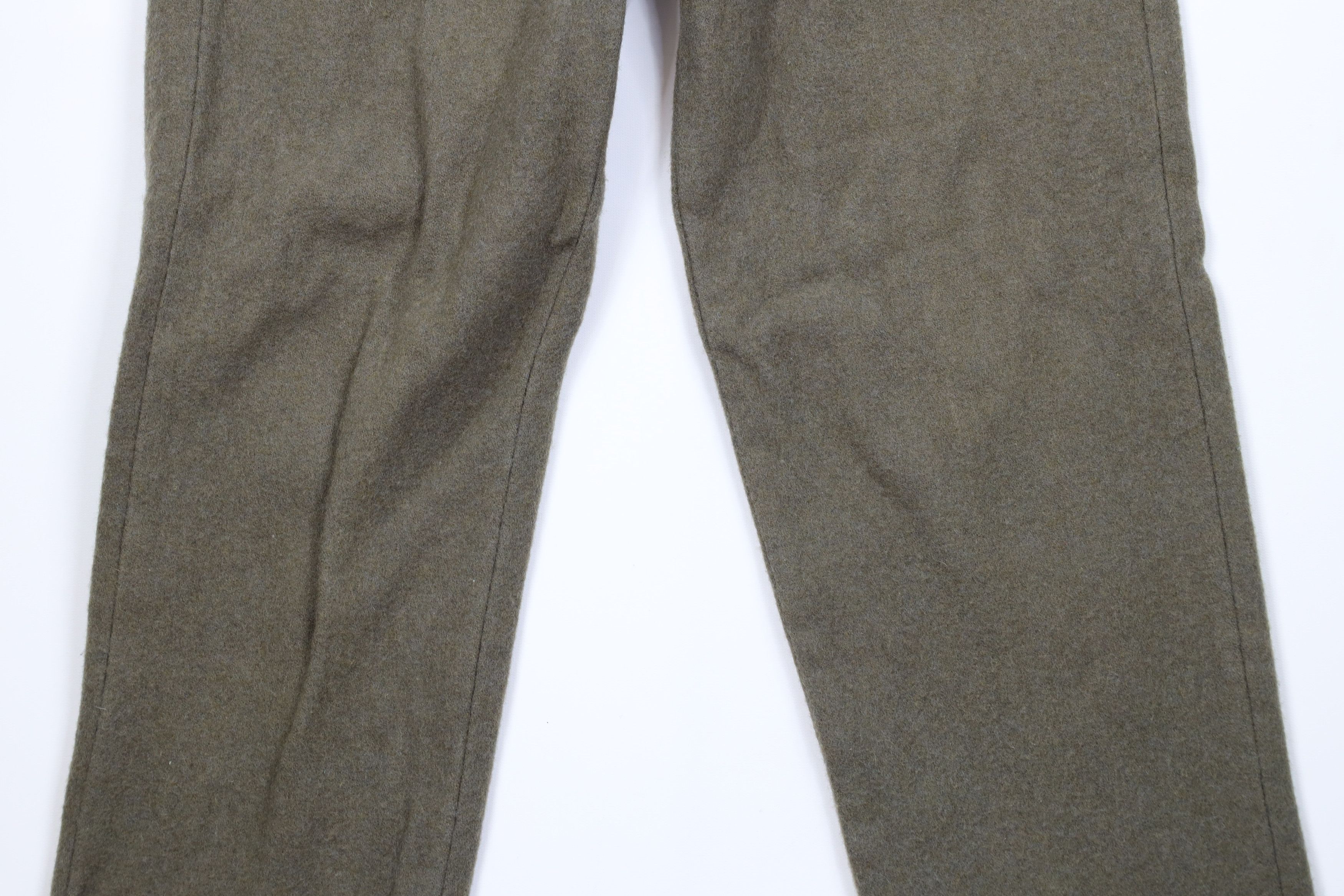 Vintage Vintage 80s Serbia Military Button Fly Wool Pants Green Size US 34 / EU 50 - 3 Thumbnail