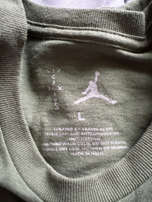 travis scott jordan cactus jack highest t shirt olive