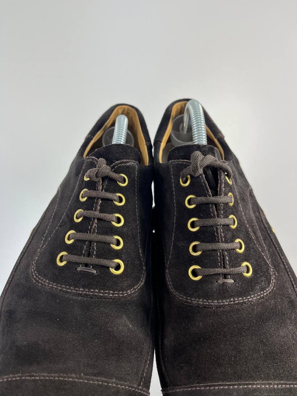 Prada Prada Men’s Suede Lace-Up Driving Shoes Brown Size 9.5 Size US 9.5 / EU 42-43 - 4 Thumbnail