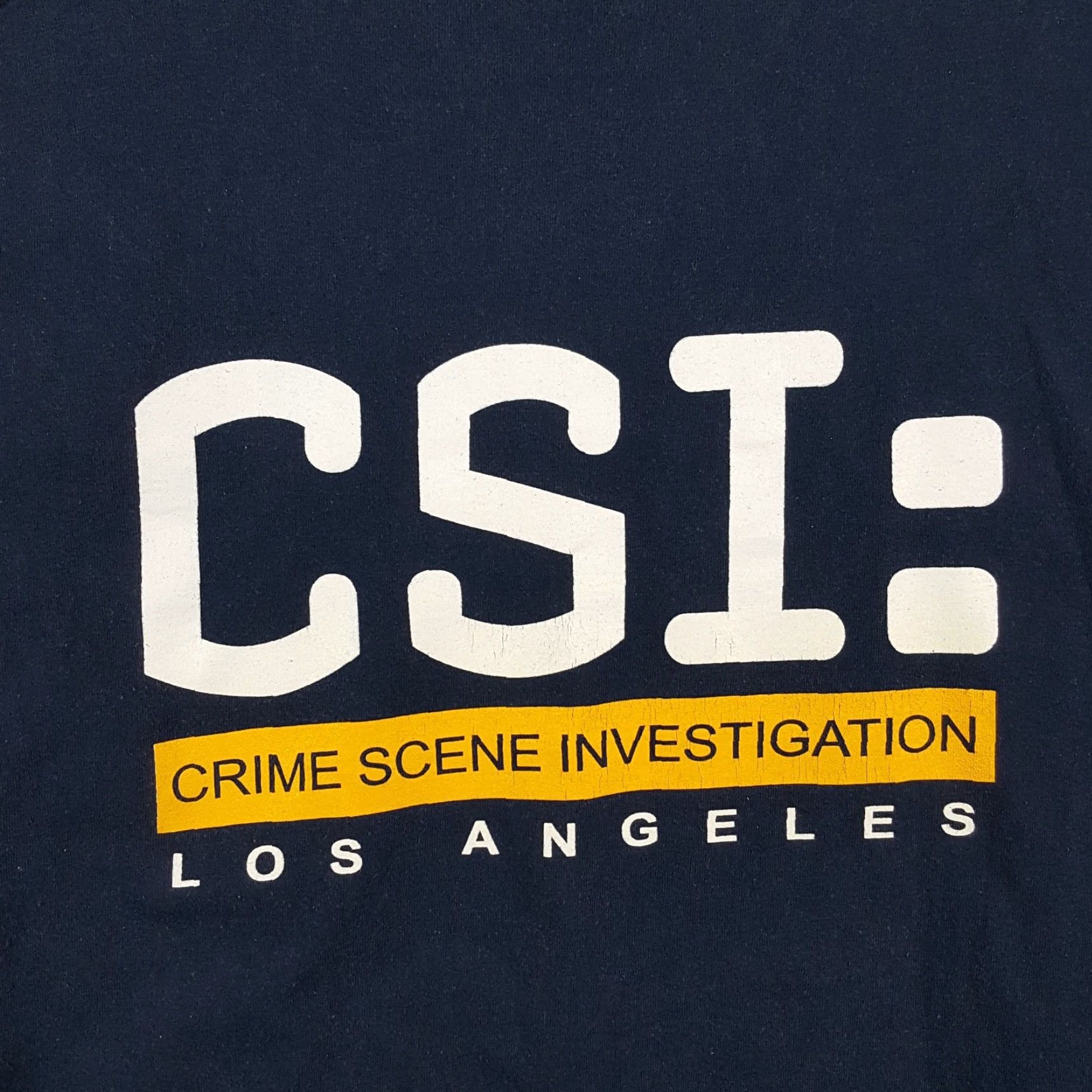 Vintage Vintage CSI Los Angeles TV Show T-Shirt Men XL Police Crime Y2K 90s 00s Cotton Size US XL / EU 56 / 4 - 6 Thumbnail