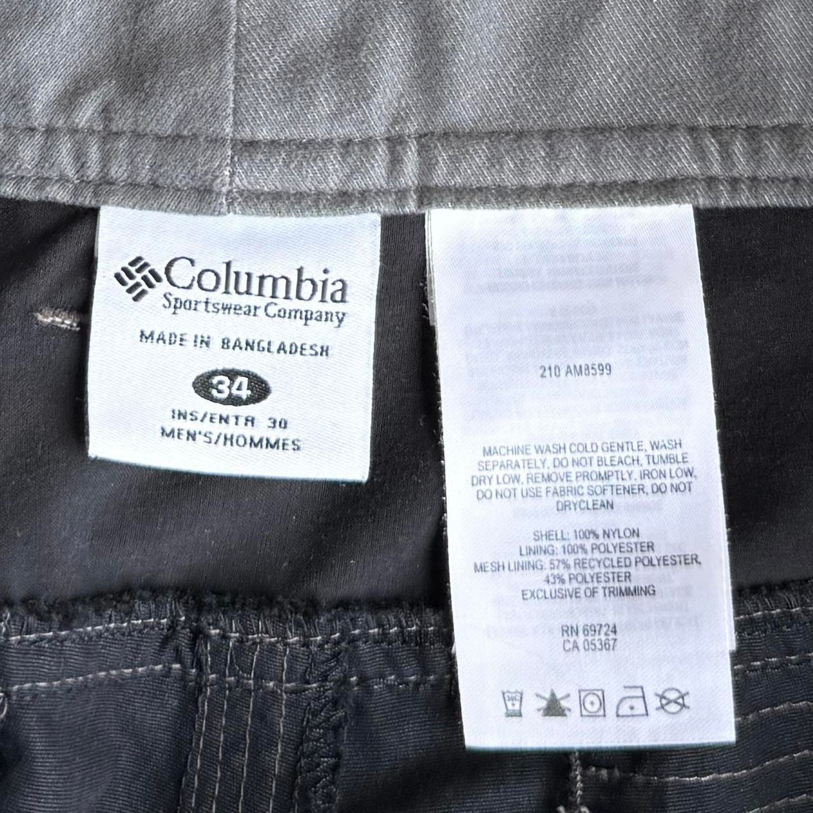 Columbia × Japanese Brand × Playboi Carti Vintage Y2K Columbia Black Technical Cargo Skater Pants Size US 34 / EU 50 - 5 Thumbnail