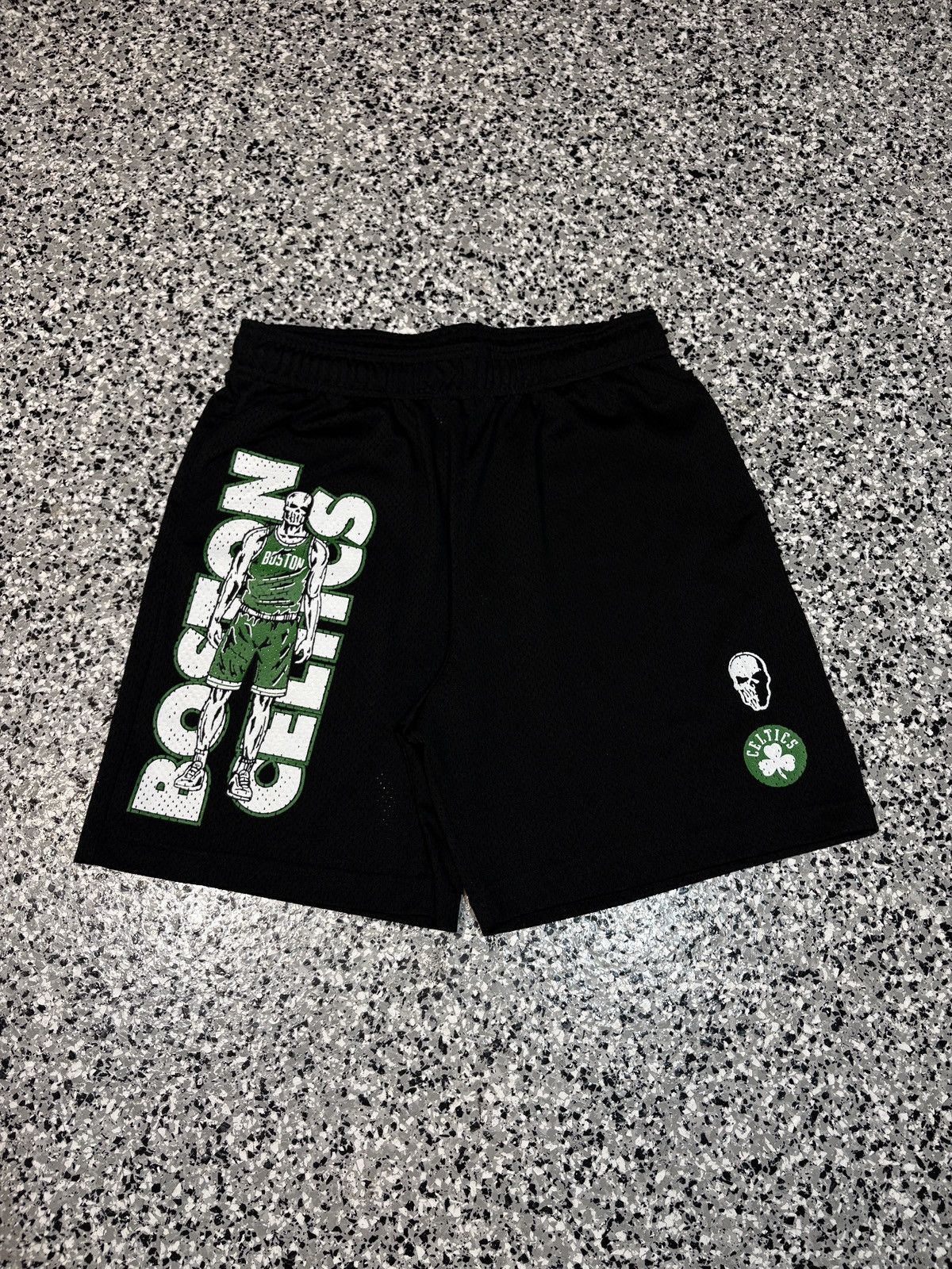 NBA × Warren Lotas 2023 Warren Lotas Boston Celtics Gym Shorts Size S Size US 30 / EU 46 - 1 Thumbnail