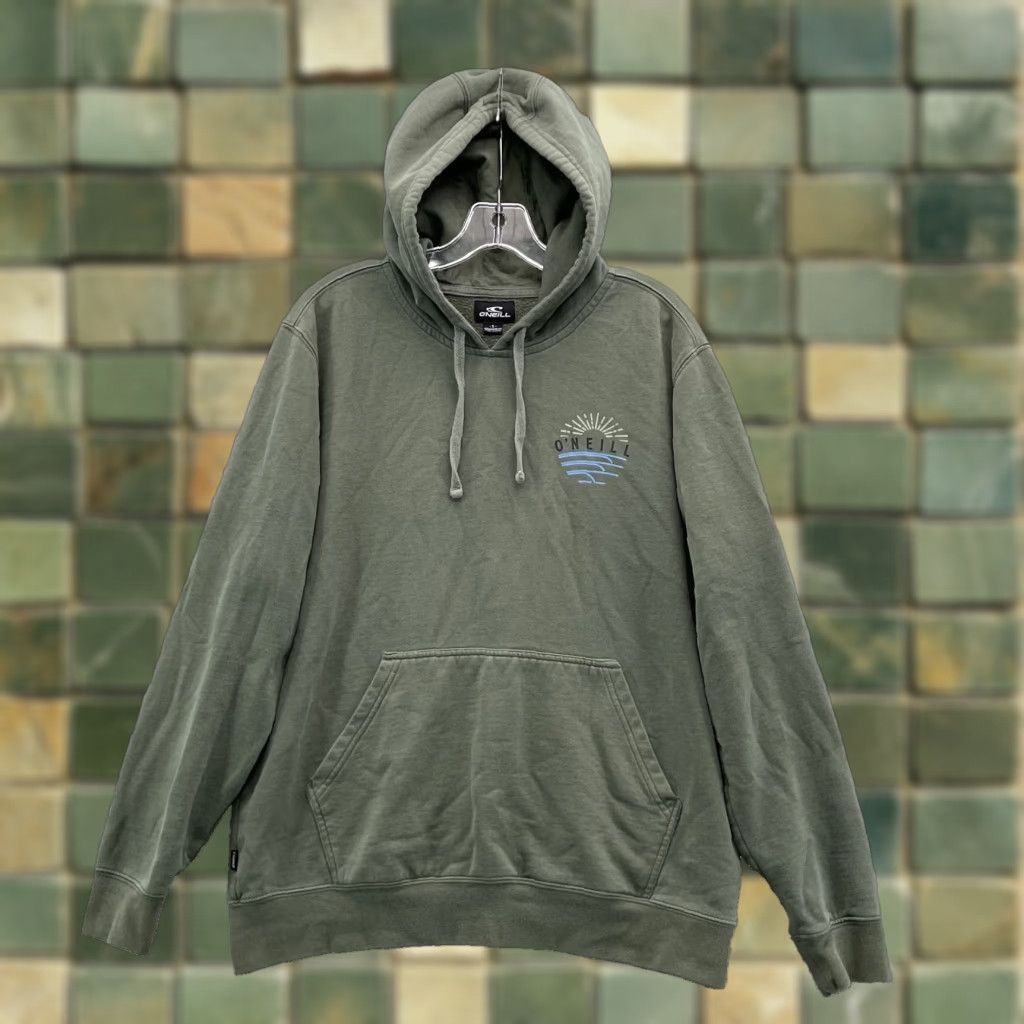 O'Neill VINTAGE O'Neill Hoodie Men Small Green Hawaii Rainbow 90s Retro Academia Surf Skateboard Shirt Size US S / EU 44-46 / 1 - 1 Thumbnail
