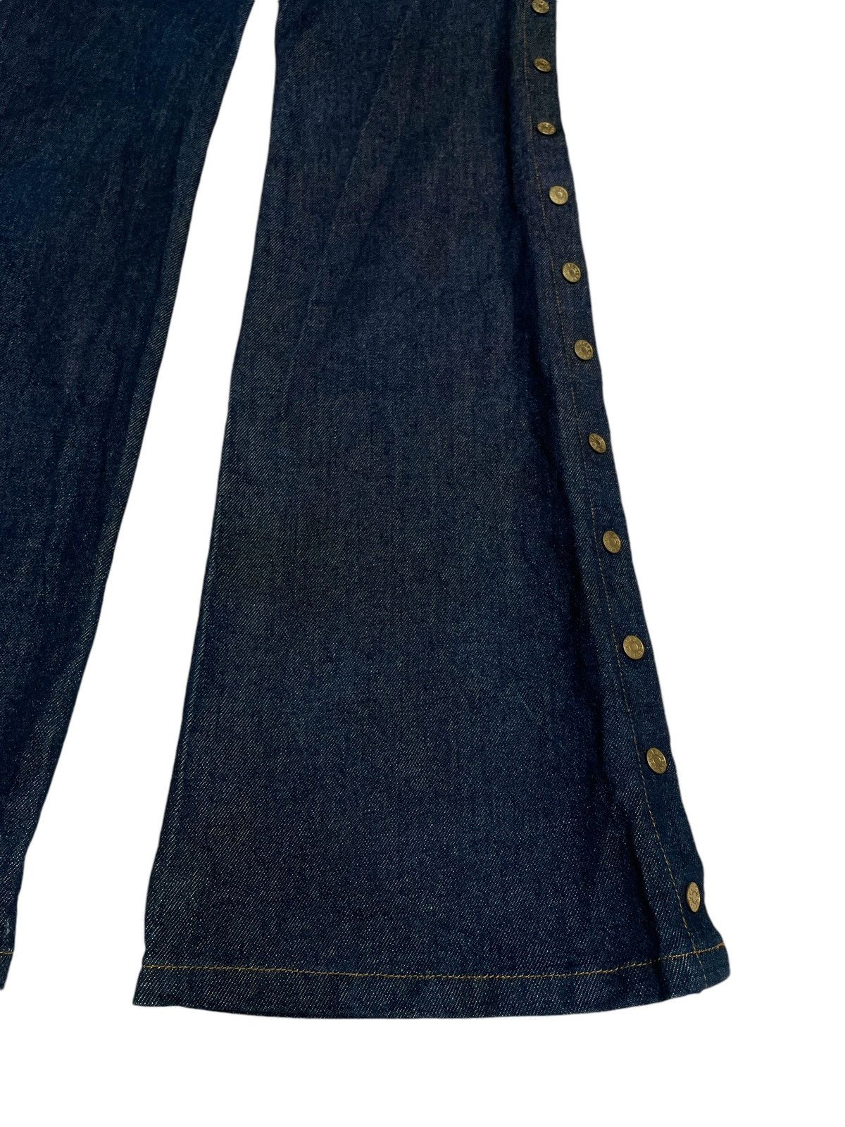 If Six Was Nine × Japanese Brand Rare Design Vintage Cecil McBee Super Flared Jeans 1990s Size US 28 / EU 44 - 5 Thumbnail