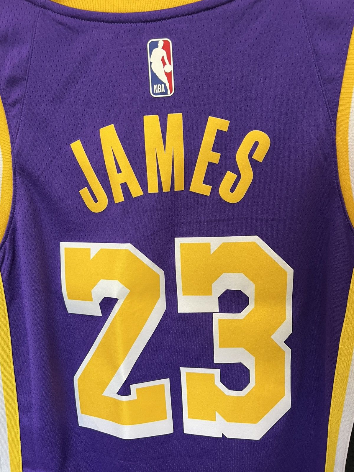 NBA Nike Lakers James Lebron Purple Jersey Shirt NBA 2019 Size US M / EU 48-50 / 2 - 7 Thumbnail