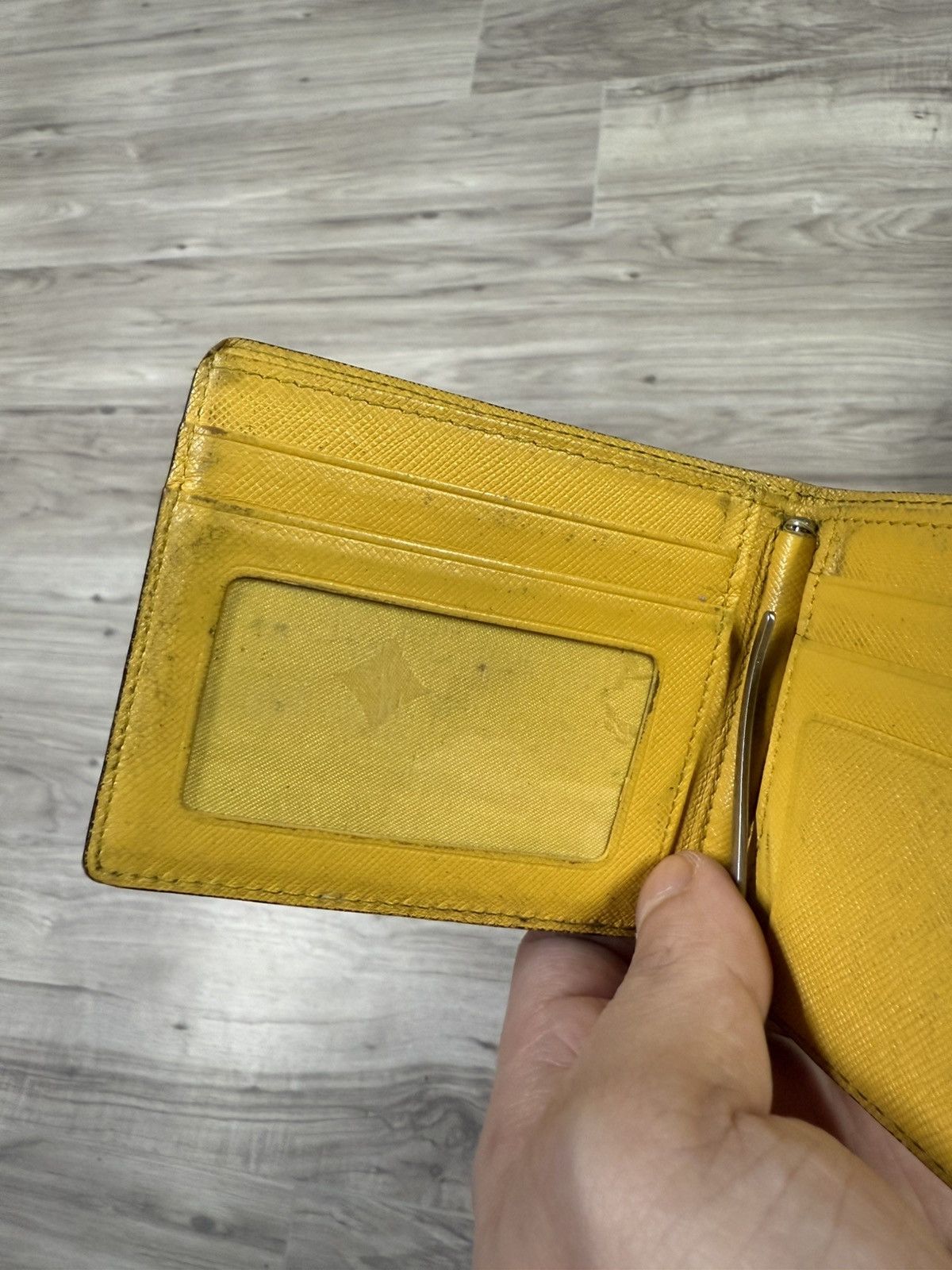 Mcm Monogram Leather Bifold Men’s Wallet Preowned