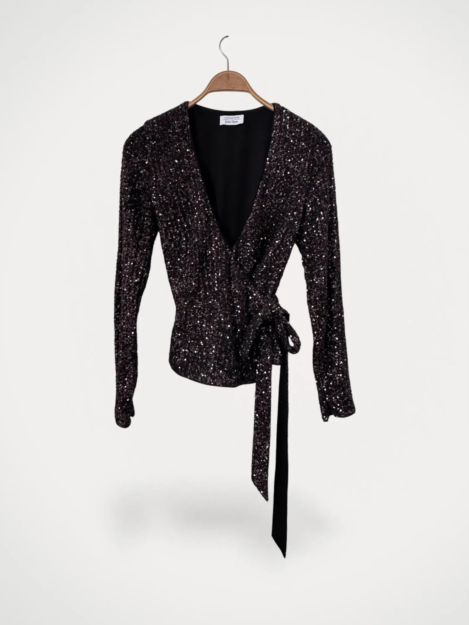 & Other Stories & Other Stories Sequin wrap top Blouse Size XS / US 0-2 / IT 36-38 - 1 Thumbnail