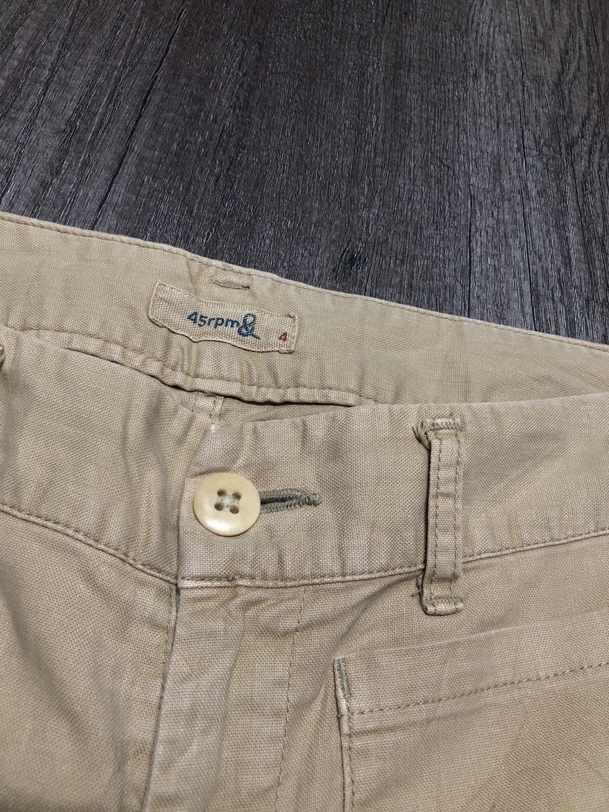 45rpm × Japanese Brand × Kapital Vintage 45rpm Khakis Bush Pants Design Unisex Size US 32 / EU 48 - 24 Thumbnail