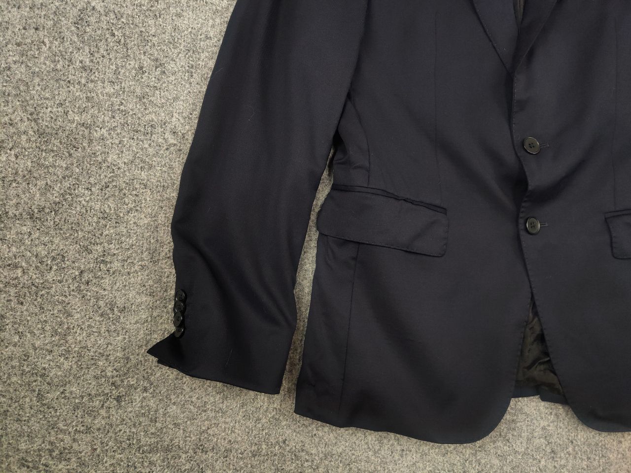 Hugo Boss Boss one the suit Design Navy Slim three-piece Blazer Pants Size 36R - 4 Thumbnail