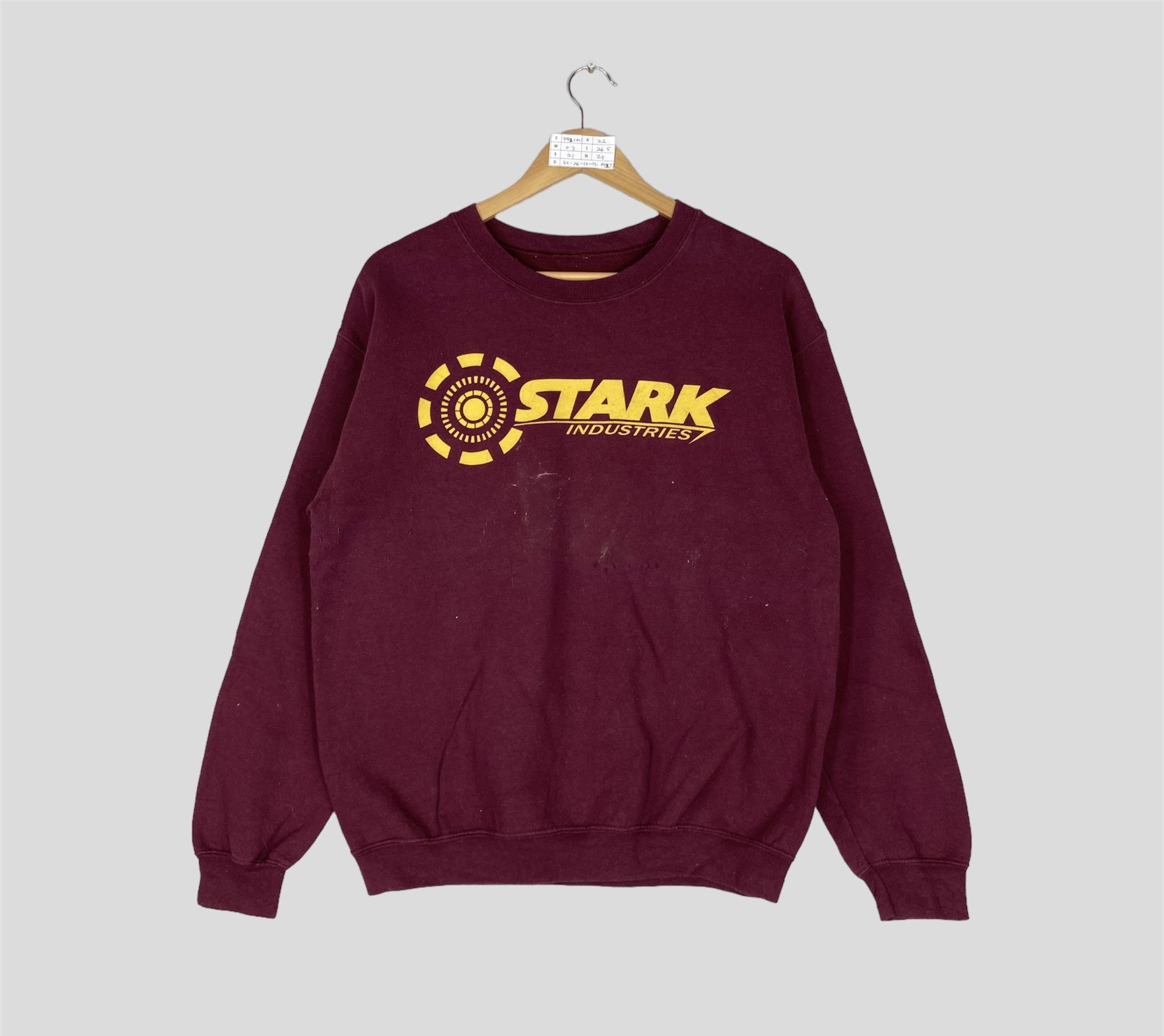 Stark Industries Pullover – 80% Baumwolle, 20% Polyester, Langarm, Bequem & Langlebig