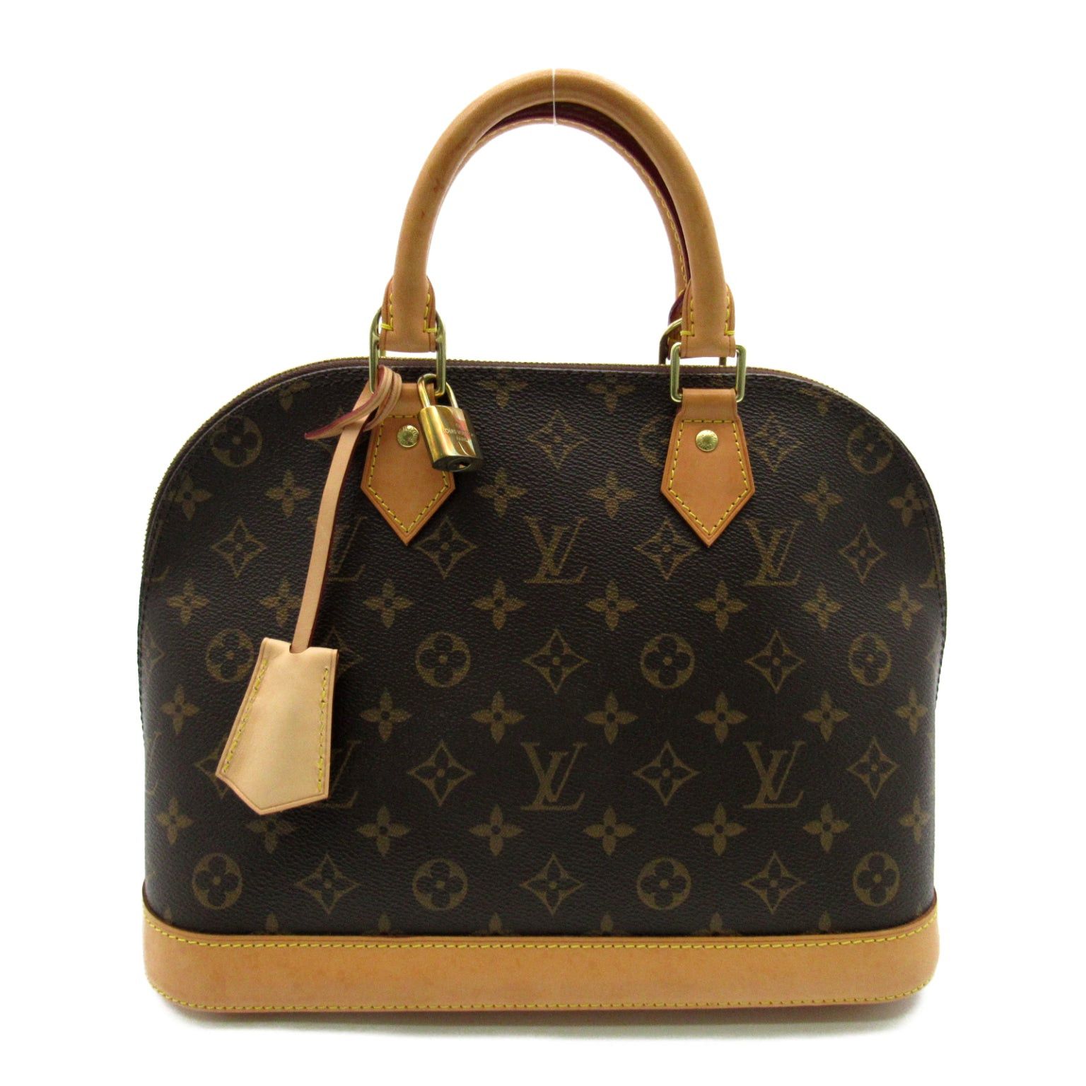 Louis Vuitton Louis Vuitton Alma Pm Handbag Coated Canvas Monogram Brown Size ONE SIZE - 1 Thumbnail