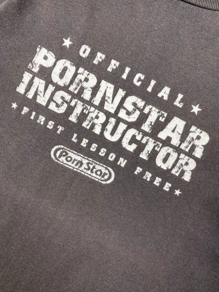Vintage Vintage Pornstar T Shirt Pornstar Instructor Y2K Size US M / EU 48-50 / 2 - 4 Thumbnail