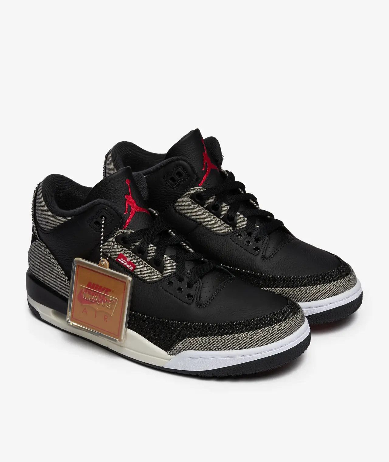 Jordan Brand × Levi's Jordan x Levis Retro 3 in Black Size US 12 / EU 45 - 1 Thumbnail