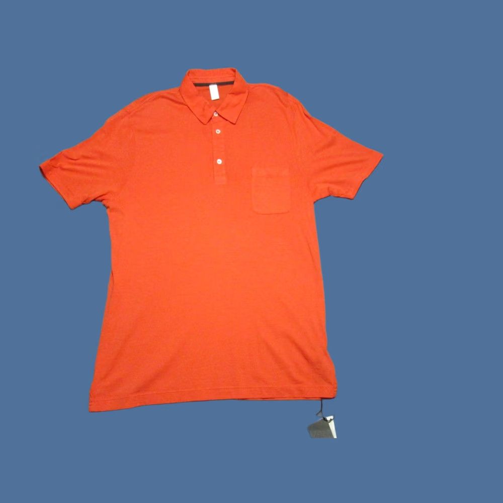 Zanone Zanone Polo Shirt Mens XL Orange Golf Short Sleeve Pima Cotton Casual Office New Size US XL / EU 56 / 4 - 1 Thumbnail