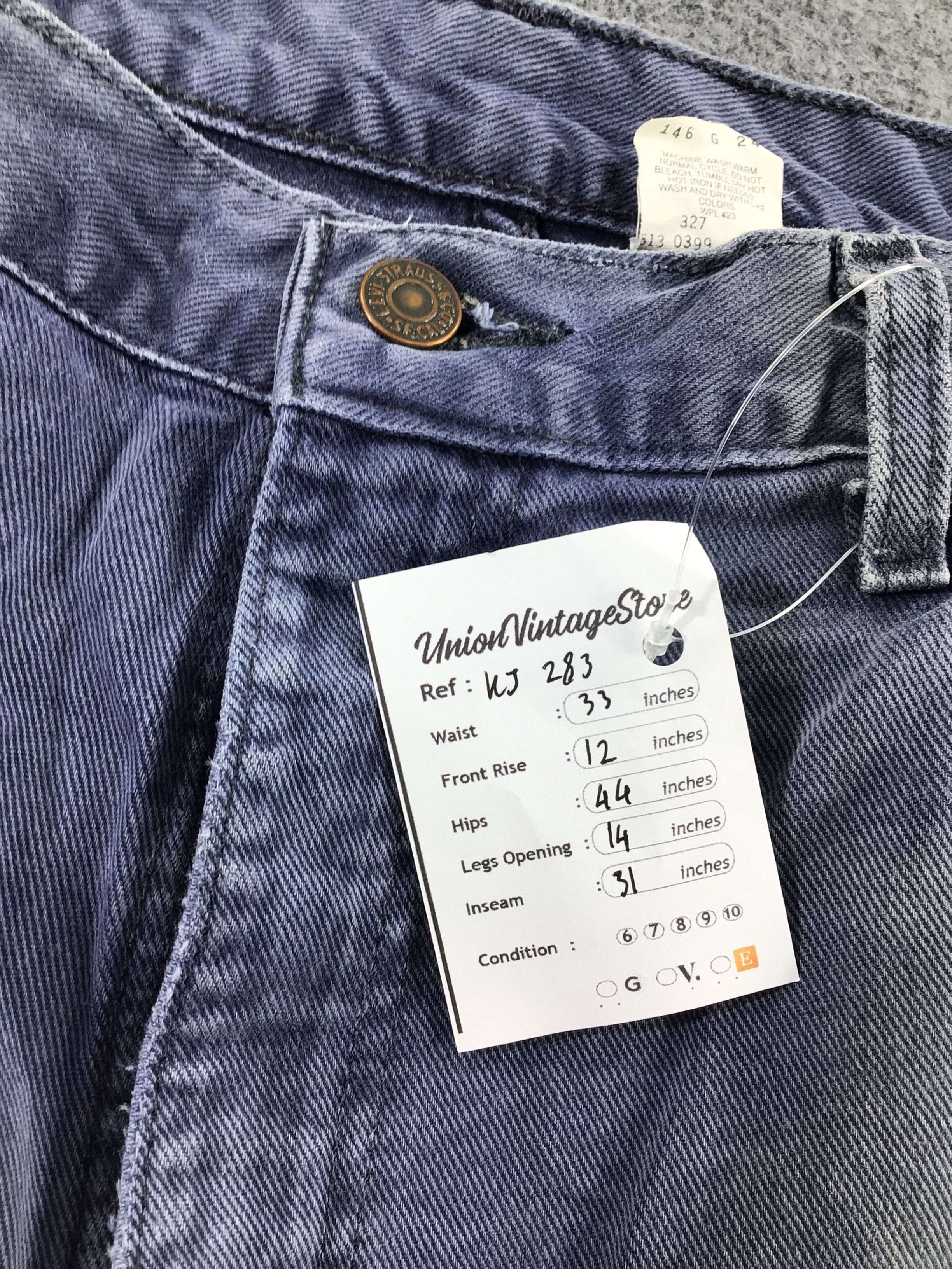 Levi's Vintage 90s Levis 540 Jeans Distressed Denim KJ283 Size US 34 / EU 50 - 12 Thumbnail