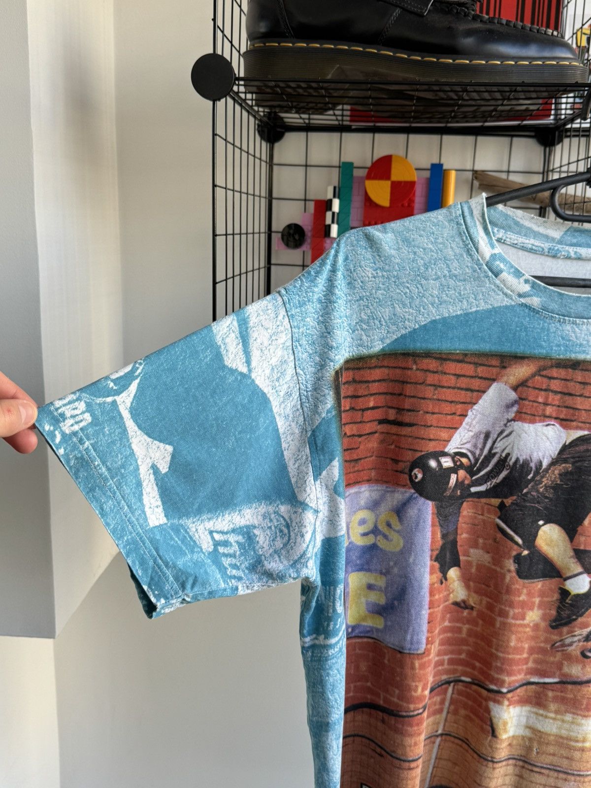 Vintage Vintage Skater Full Print T-shirt Size US L / EU 52-54 / 3 - 2 Thumbnail