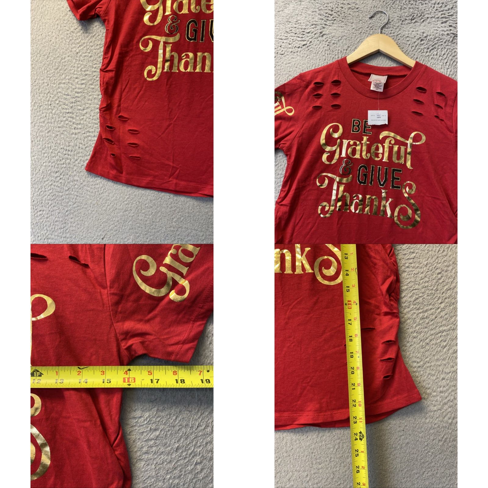 Vintage VINTAGE Nee York Fashion Women's T-Shirt Size S Red Graphic Casual Short Sleeve Crew Neck Slim Fit All Seasons Size S / US 4 / IT 40 - 8 Thumbnail