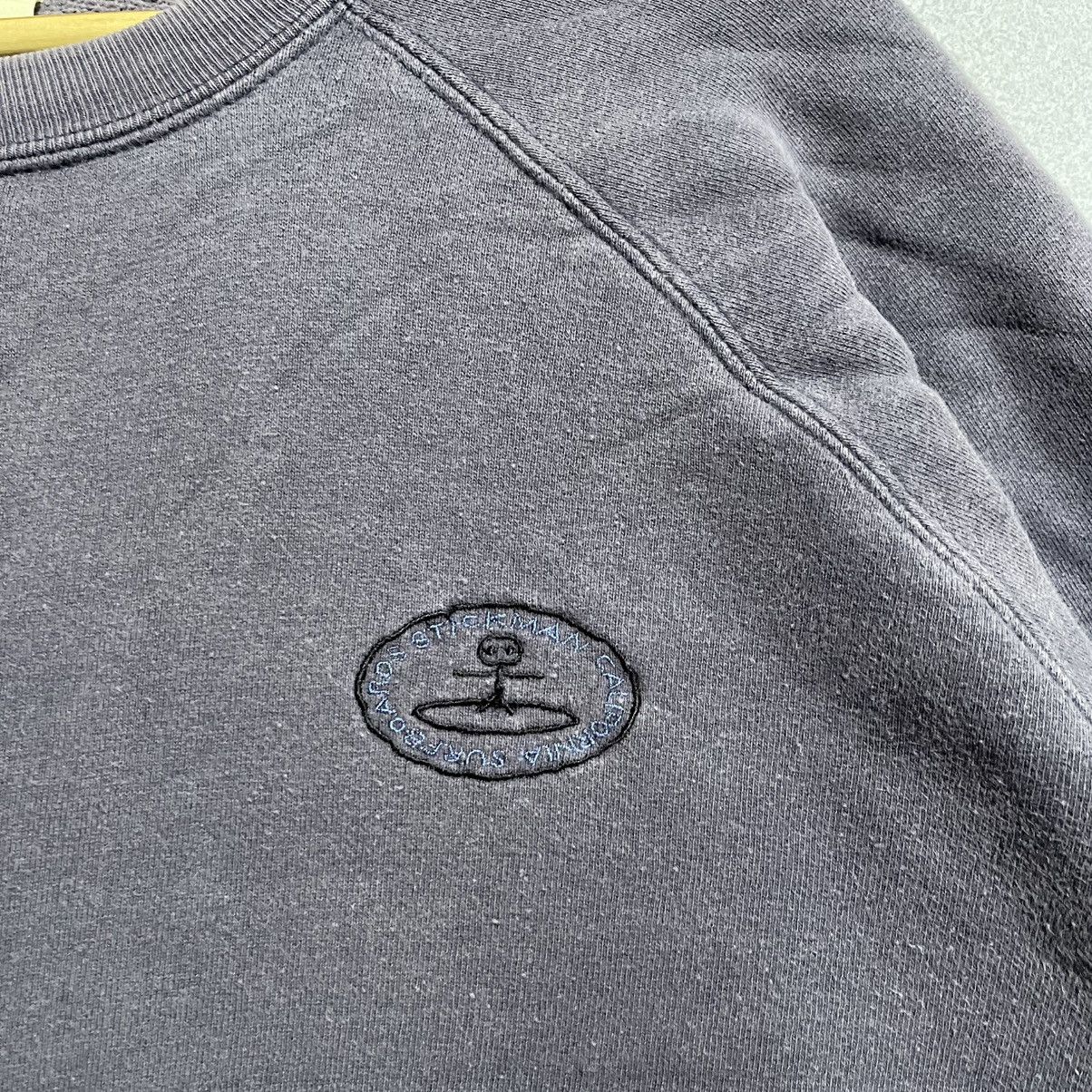 Vintage Vintage 1990s Stickman California Surfboards Sweatshirt Size US L / EU 52-54 / 3 - 5 Thumbnail