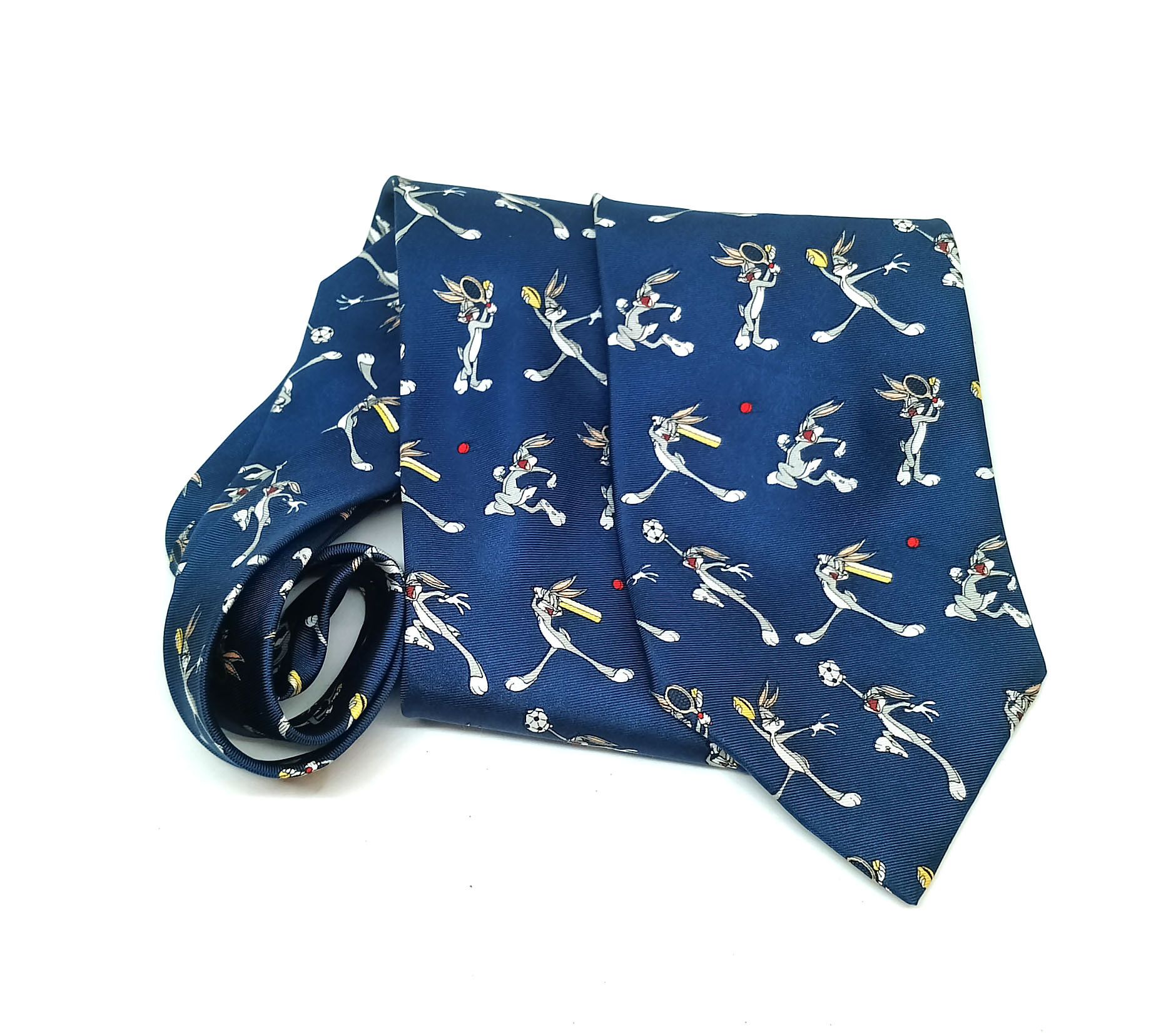 Other Vintage 1993 Tie Rack Looney Tunes Silk Tie Size ONE SIZE - 3 Thumbnail