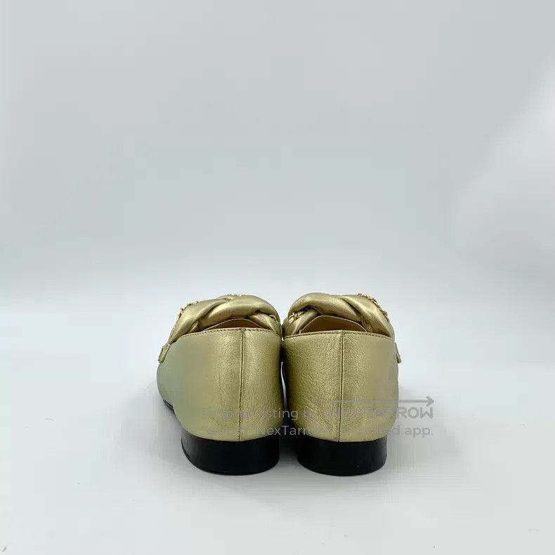 Chanel Chanel Golden hemp chain casual flat loafers Size US 5.5 / IT 35.5 - 4 Thumbnail