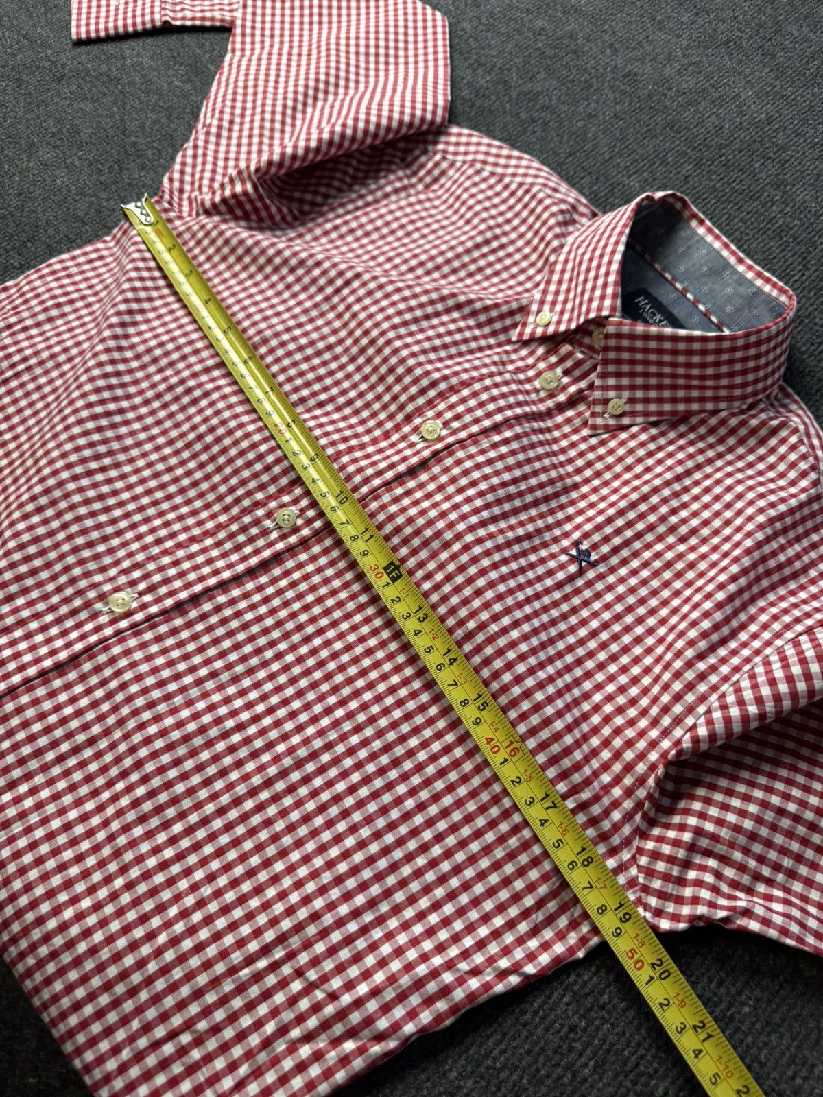 Hackett Luxury Hackett London Red Gingham Check Shirt XS / 14-15Y Size US XS / EU 42 / 0 - 12 Thumbnail
