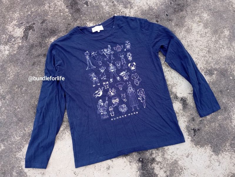 Japanese Brand Official Japan Summer Wars 💥 Tshirt Anime Movie 🍿🎥 Size US M / EU 48-50 / 2 - 2 Thumbnail