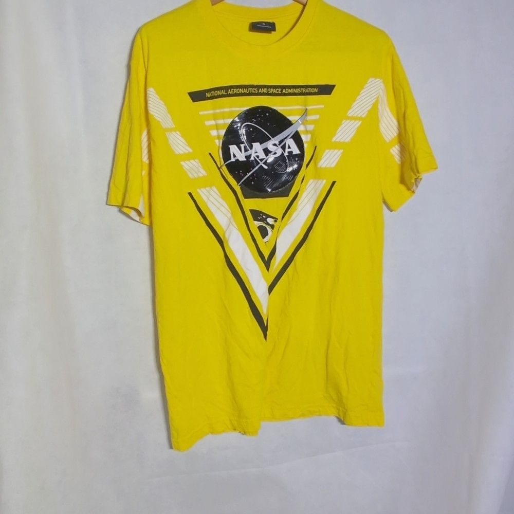 NASA NASA Plastic Planet XL Yellow Men's T-Shirt Size US XL / EU 56 / 4 - 2 Thumbnail