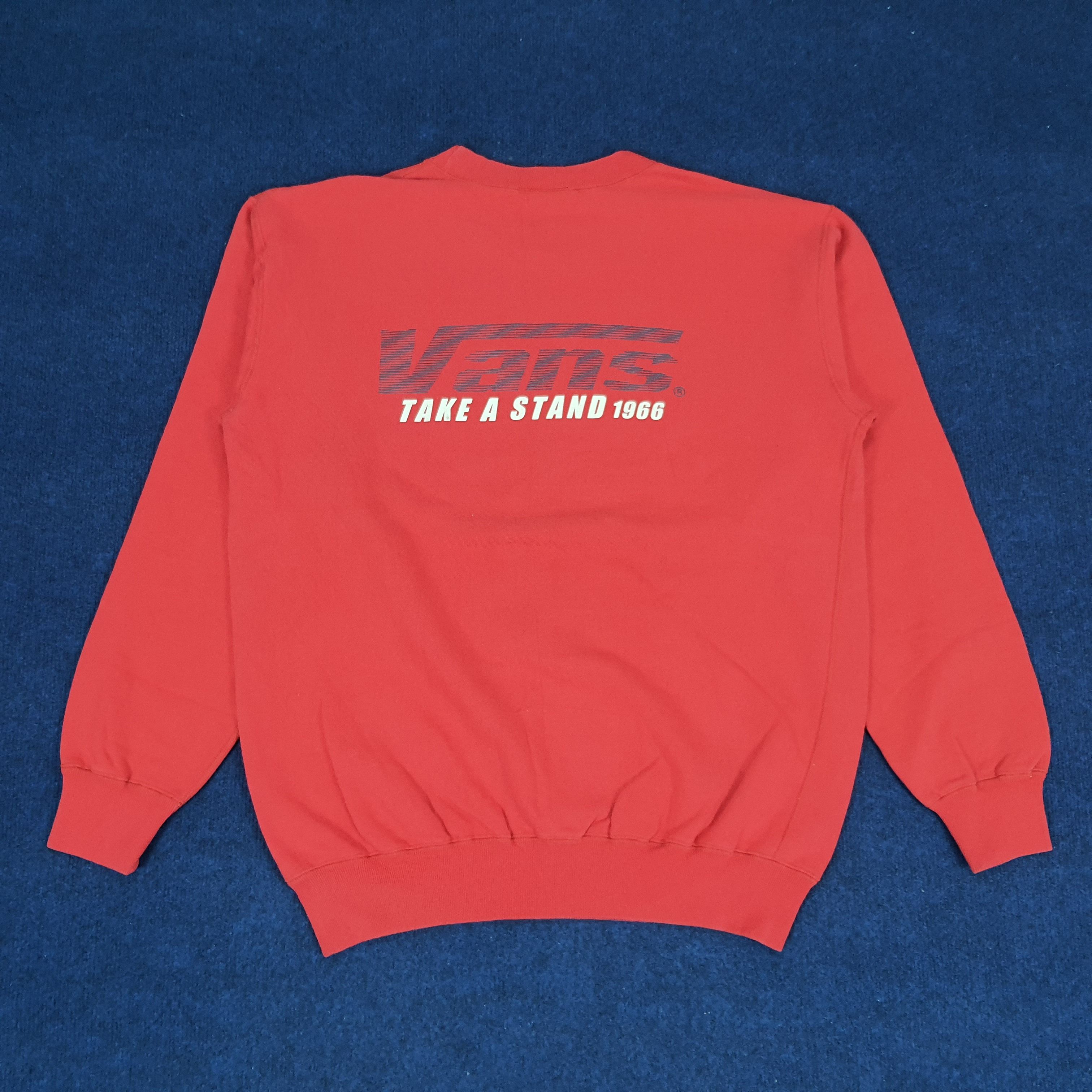 Vans × Vintage Vintage Vans Take A Stand 1966 Sweatshirts Size US L / EU 52-54 / 3 - 1 Thumbnail