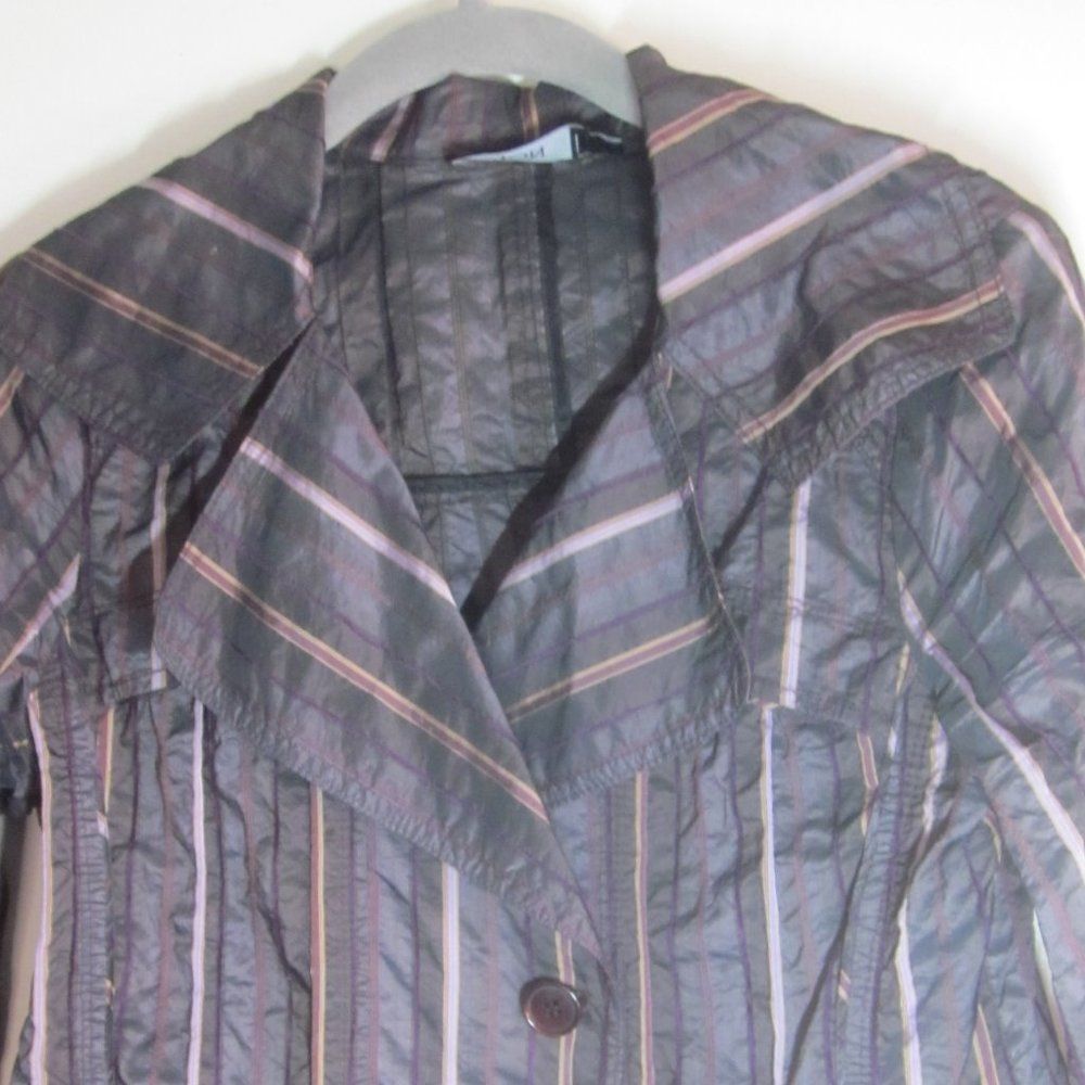Nina Ricci TeriJon "Jon" Purple Metallic Striped Jacket Size M Size S / US 4 / IT 40 - 13 Thumbnail