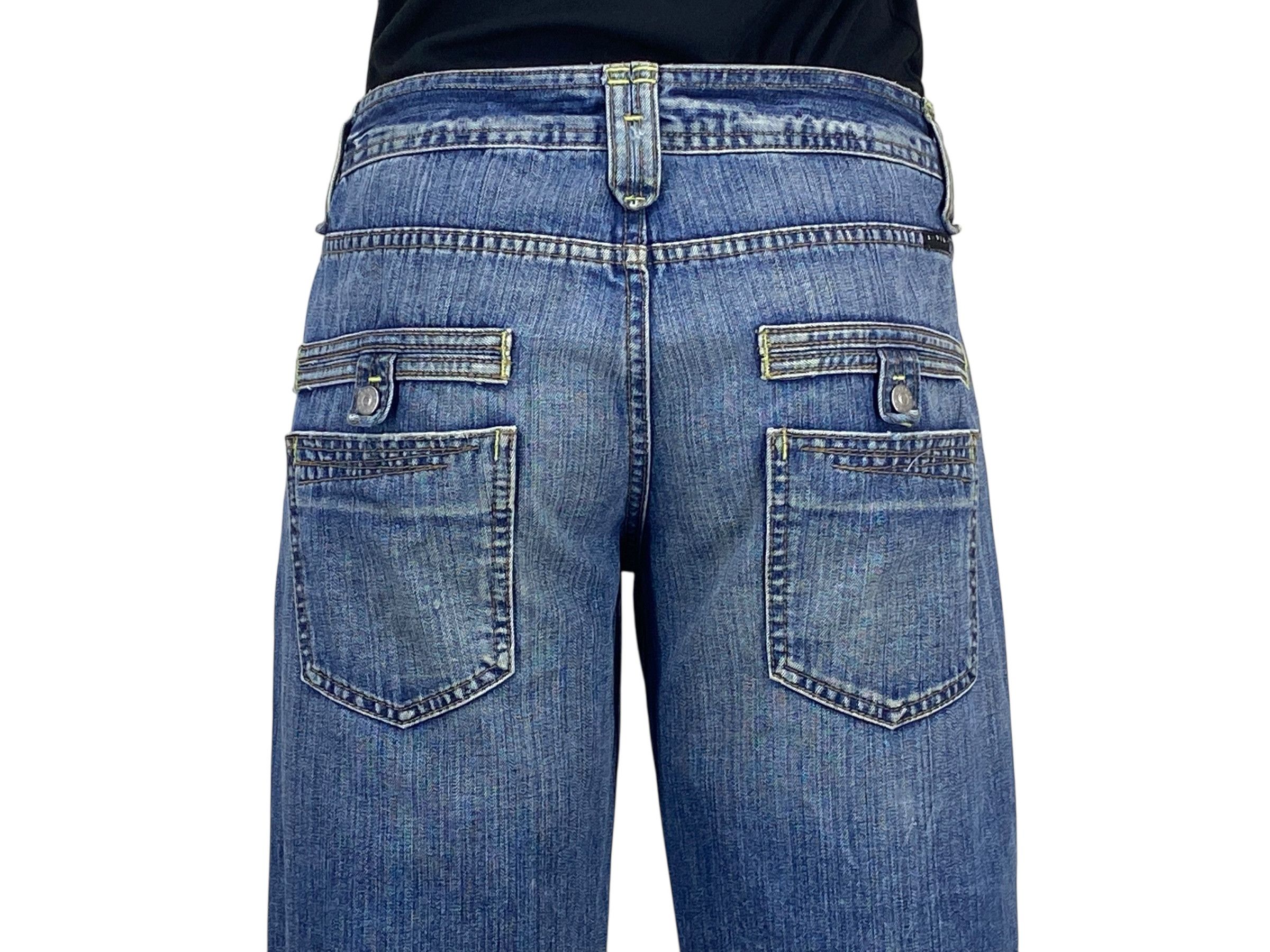 Other Sisley Low Rise Bootcut Flare Jeans Japanese Size 26" / US 2 / IT 38 - 8 Thumbnail