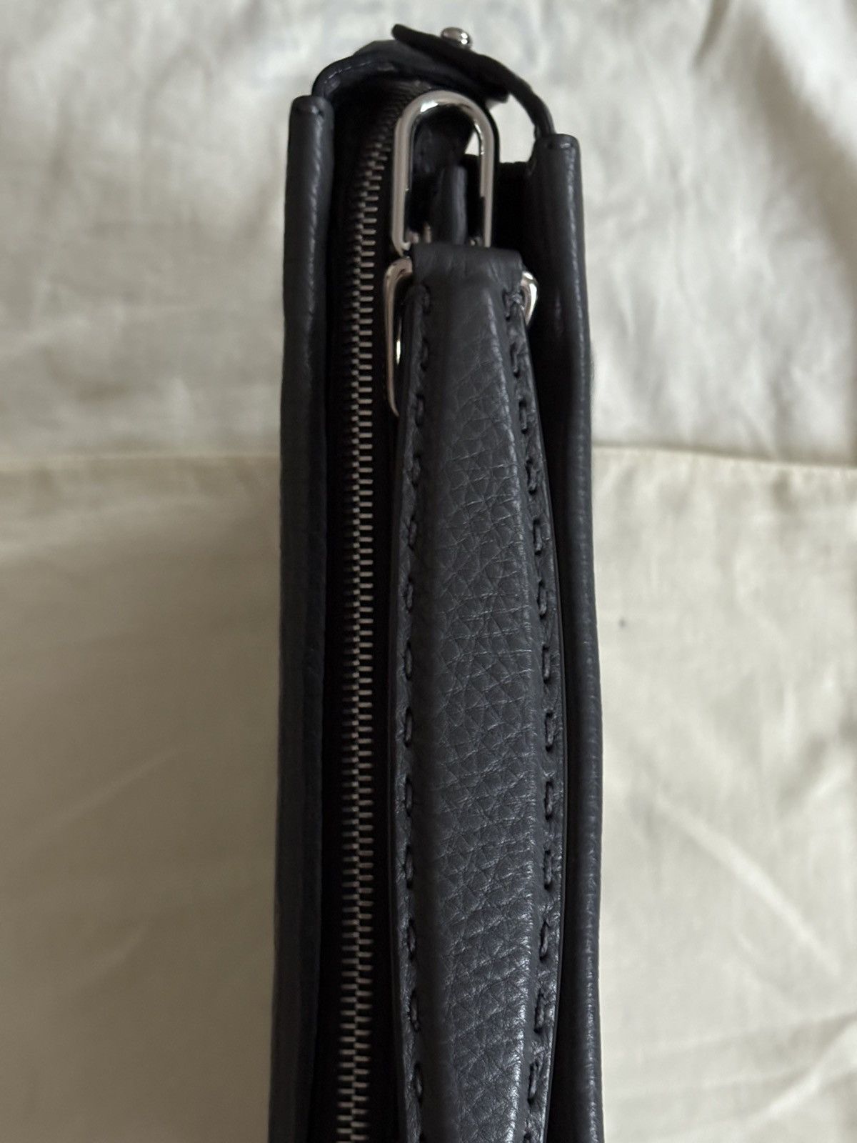 Gray Selleria Peekaboo 2Way Shoulder Bag