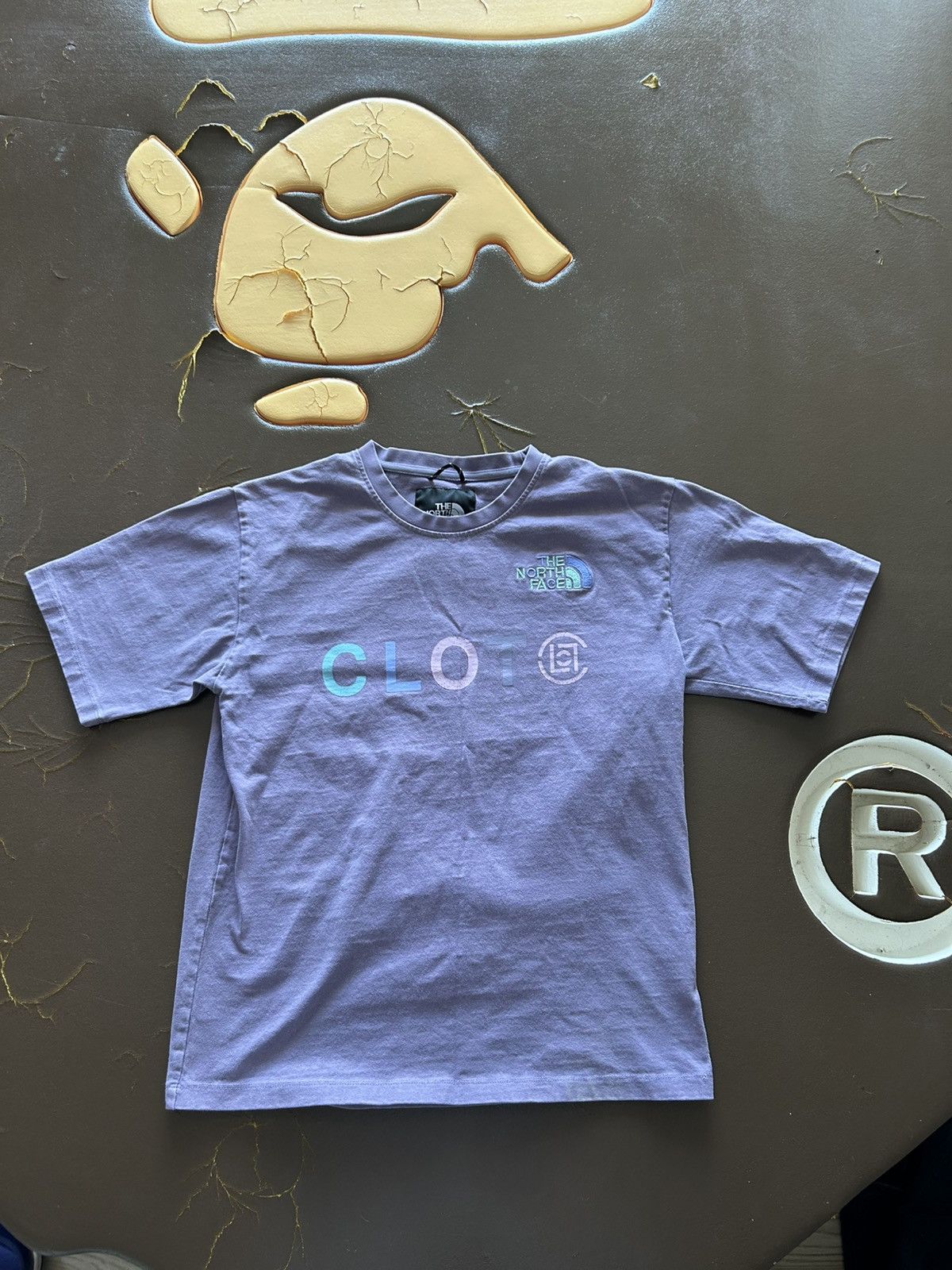 CLOT Clot x The North Face Collab Tee Violet Size US XS / EU 42 / 0 - 1 Thumbnail