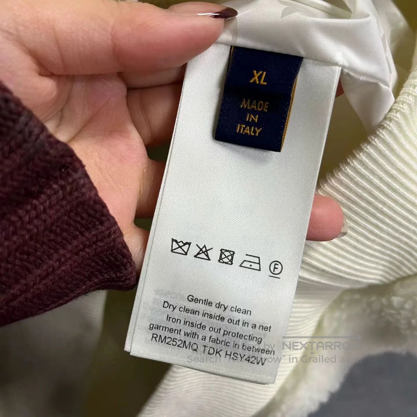 Louis Vuitton Louis Vuitton 25 White Ribbed Hem Fleece Coat. Size US XL / EU 56 / 4 - 3 Thumbnail