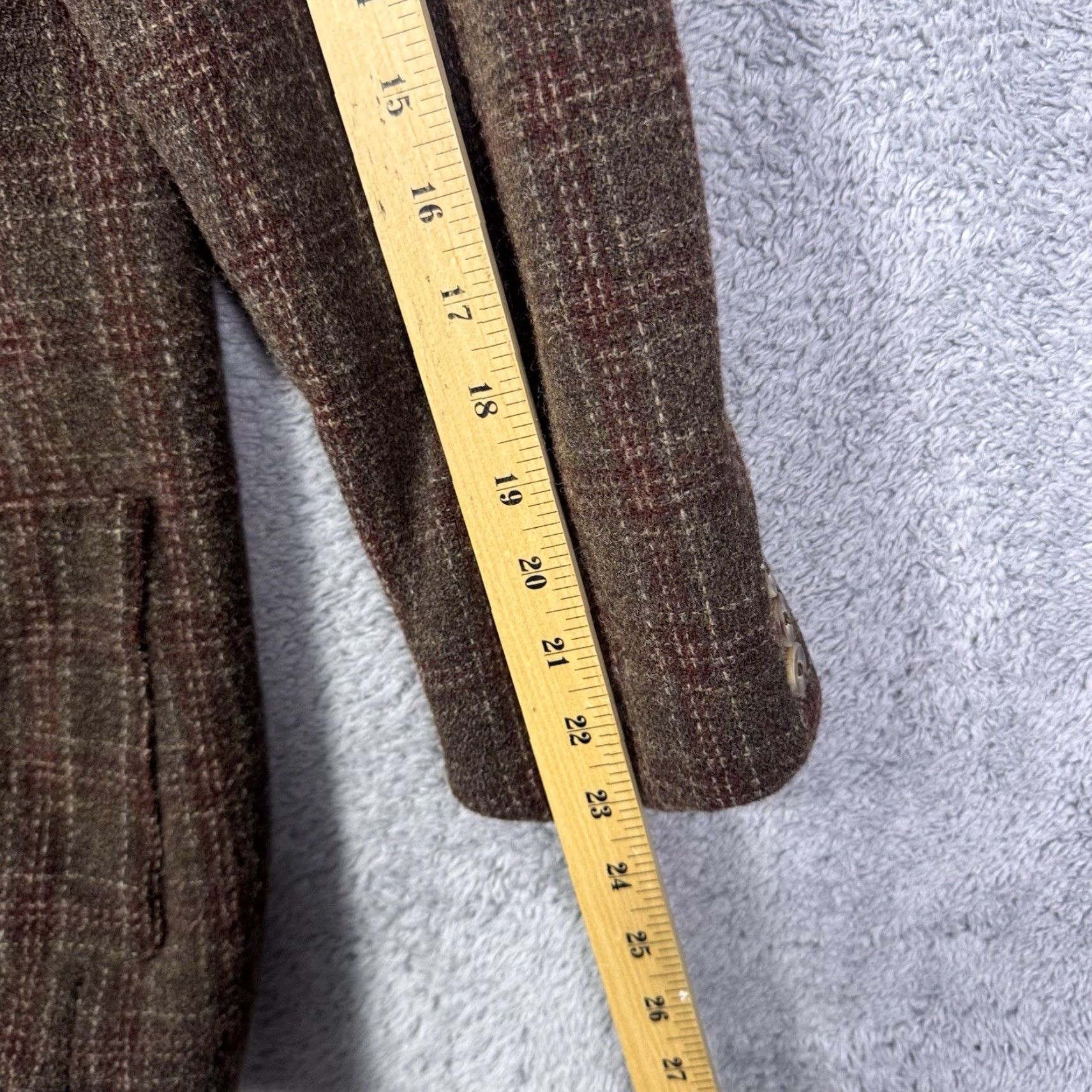 Eddie Bauer VINTAGE Eddie Bauer Blazer Womens Large Tall Chore Coat Barn Jacket Lambswool Wool Geometric Button Pockets Collared Brown 90s Mens Womens Girls? Size L / US 10 / IT 46 - 7 Thumbnail
