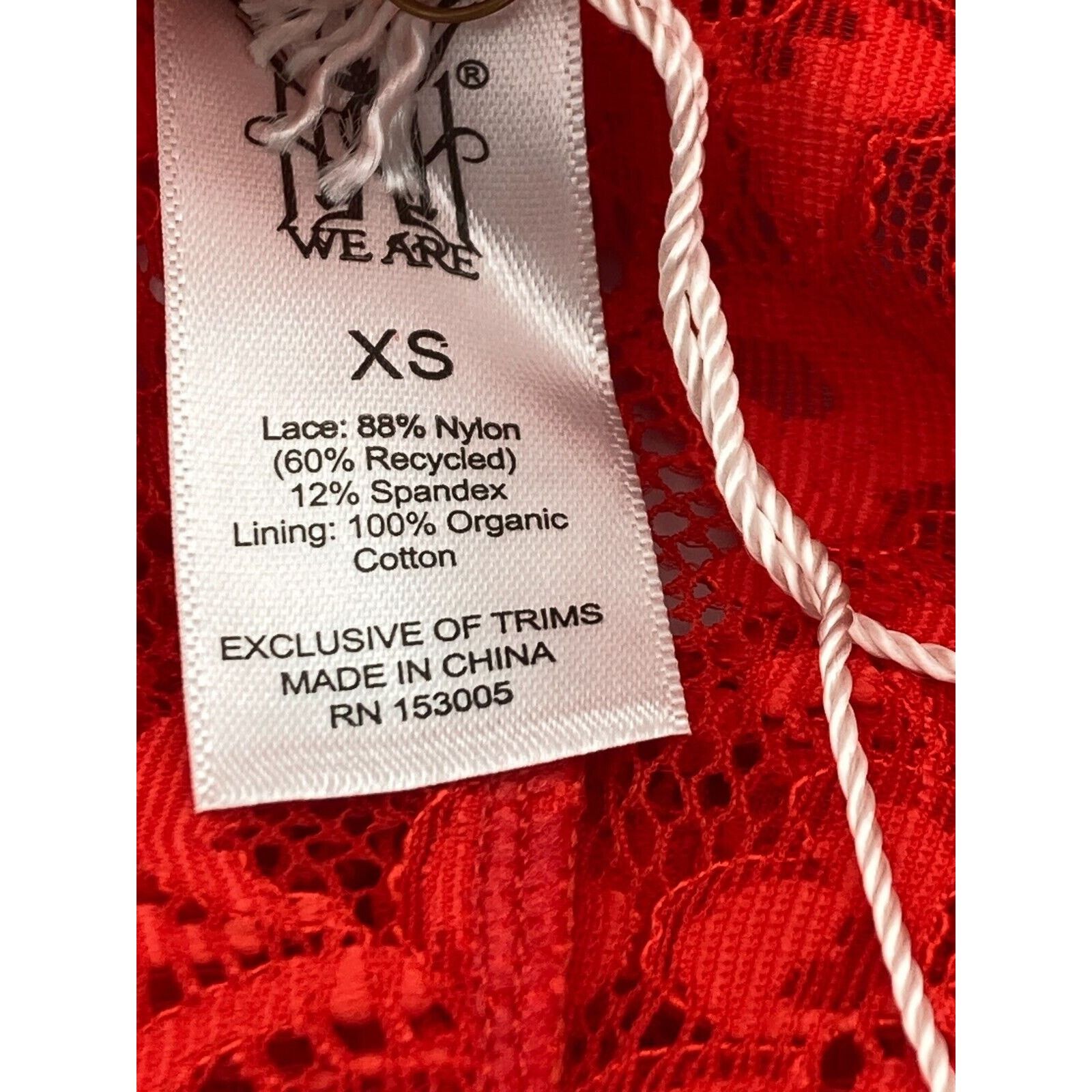 Free People Free People We are HAH 'Cut to the Chase' Blood Orange XS Size XS / US 0-2 / IT 36-38 - 4 Thumbnail