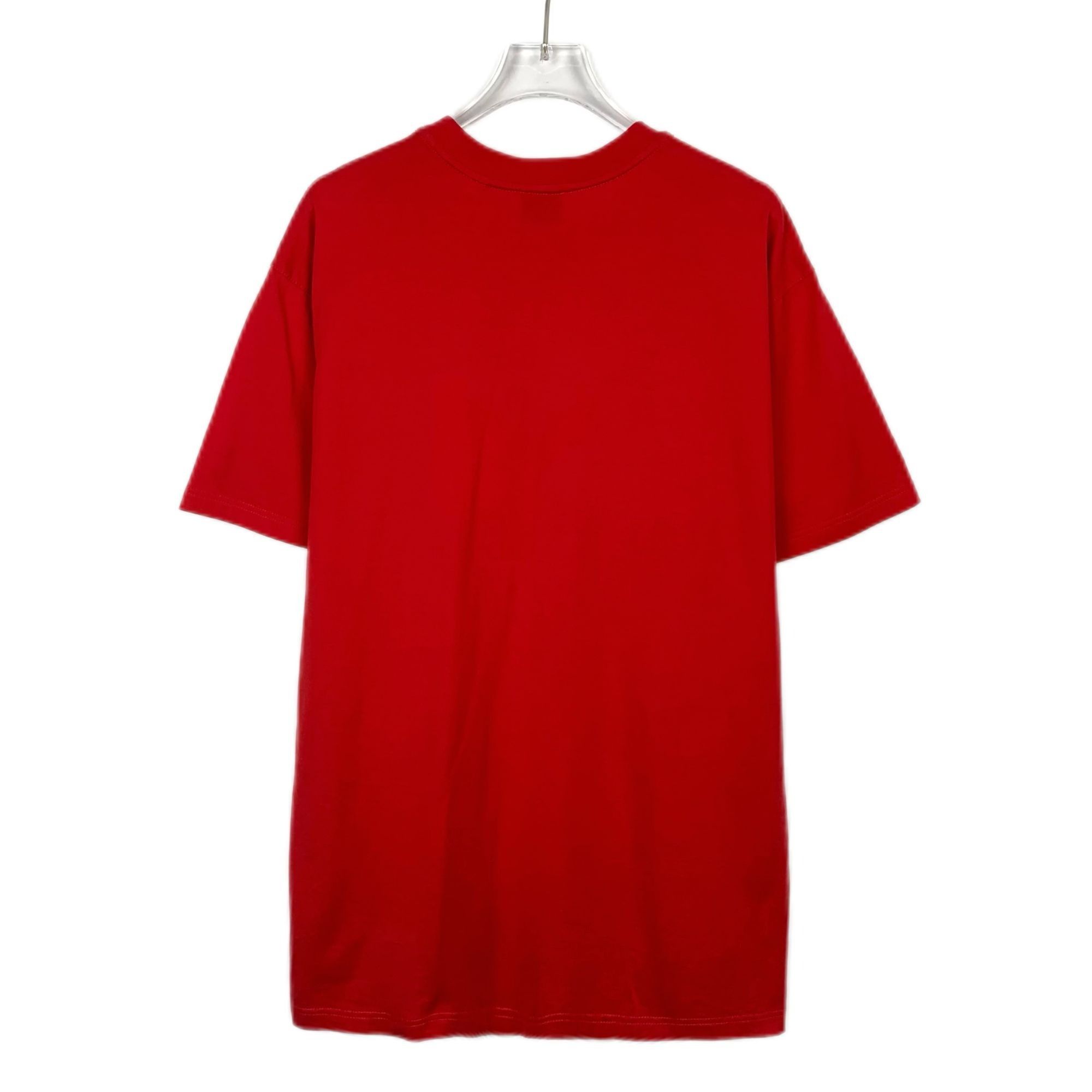 Burberry Burberry Red Deer Print Cotton Crewneck T-Shirt (Size S) Size S / US 4 / IT 40 - 7 Thumbnail