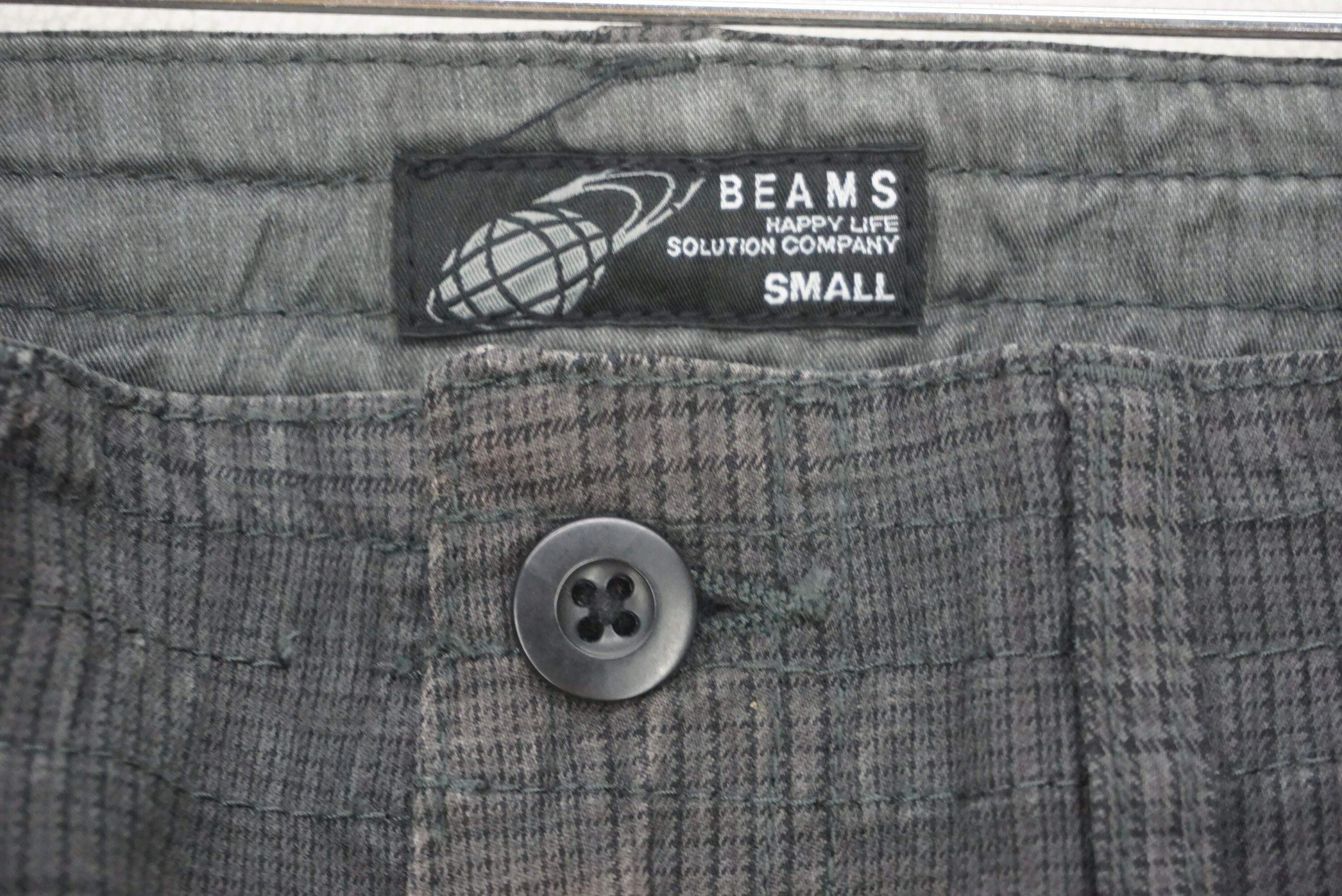 Japanese Brand Beams Pants fit W31xL33 Checkered Surplus Tactical Cargo Size US 28 / EU 44 - 9 Thumbnail