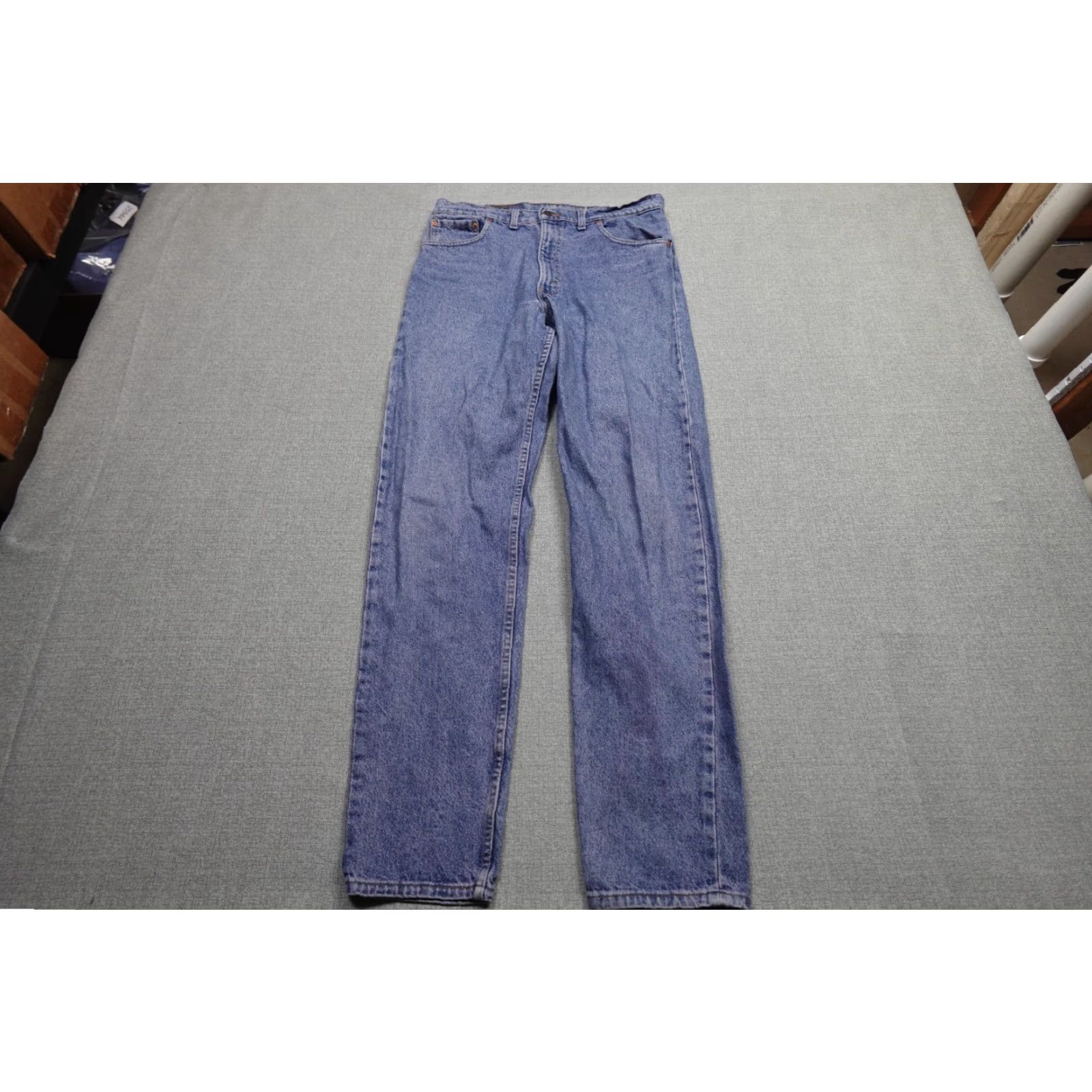 Levi's Levi's 550 Jeans Blue Dark Wash 36x36 Regular Mens Vintage USA Made In USA Stretch Comfort Zipper 5-Pocket Denim Straight Size 36" Inseam 36" (USA) Size US 36 / EU 52 - 3 Thumbnail