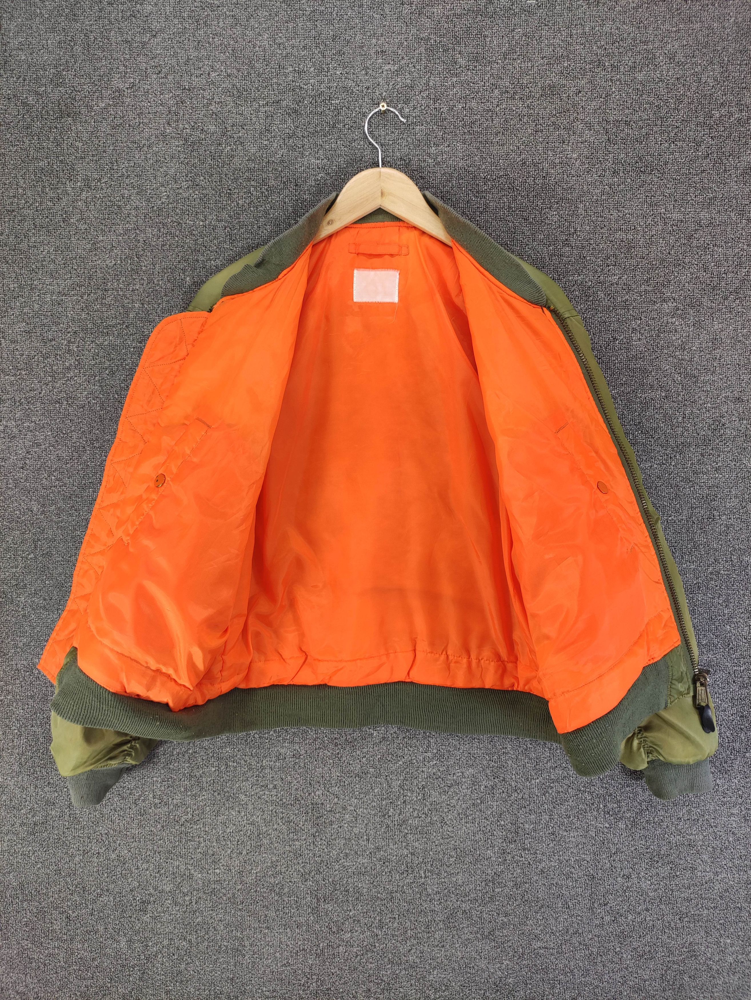 Japanese Brand Vintage Ma-1 Bomber Jaket Faded Zipper Size US XL / EU 56 / 4 - 6 Thumbnail