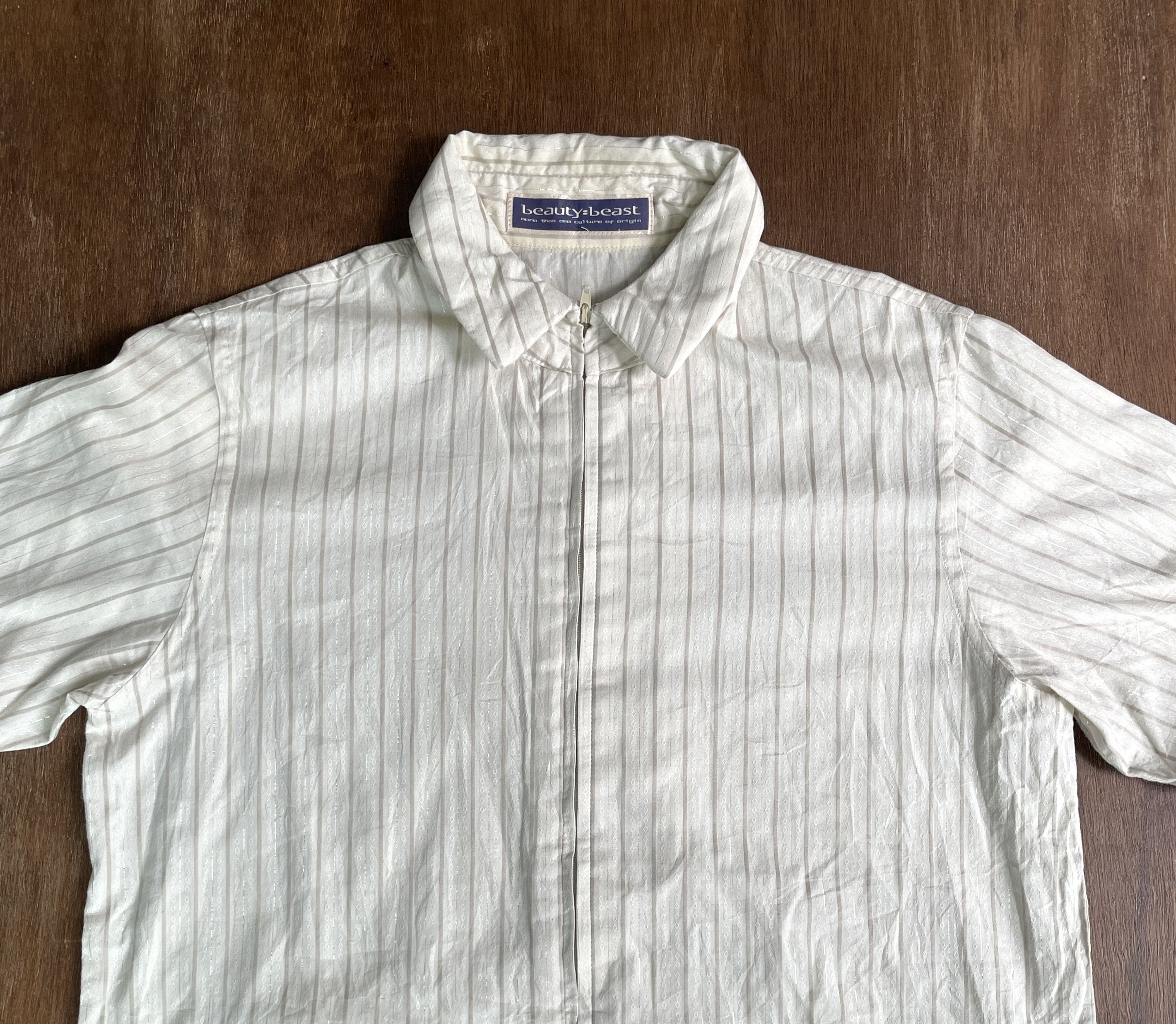 Beauty Beast Beauty Beast Stripped Shirt Size US M / EU 48-50 / 2 - 2 Thumbnail