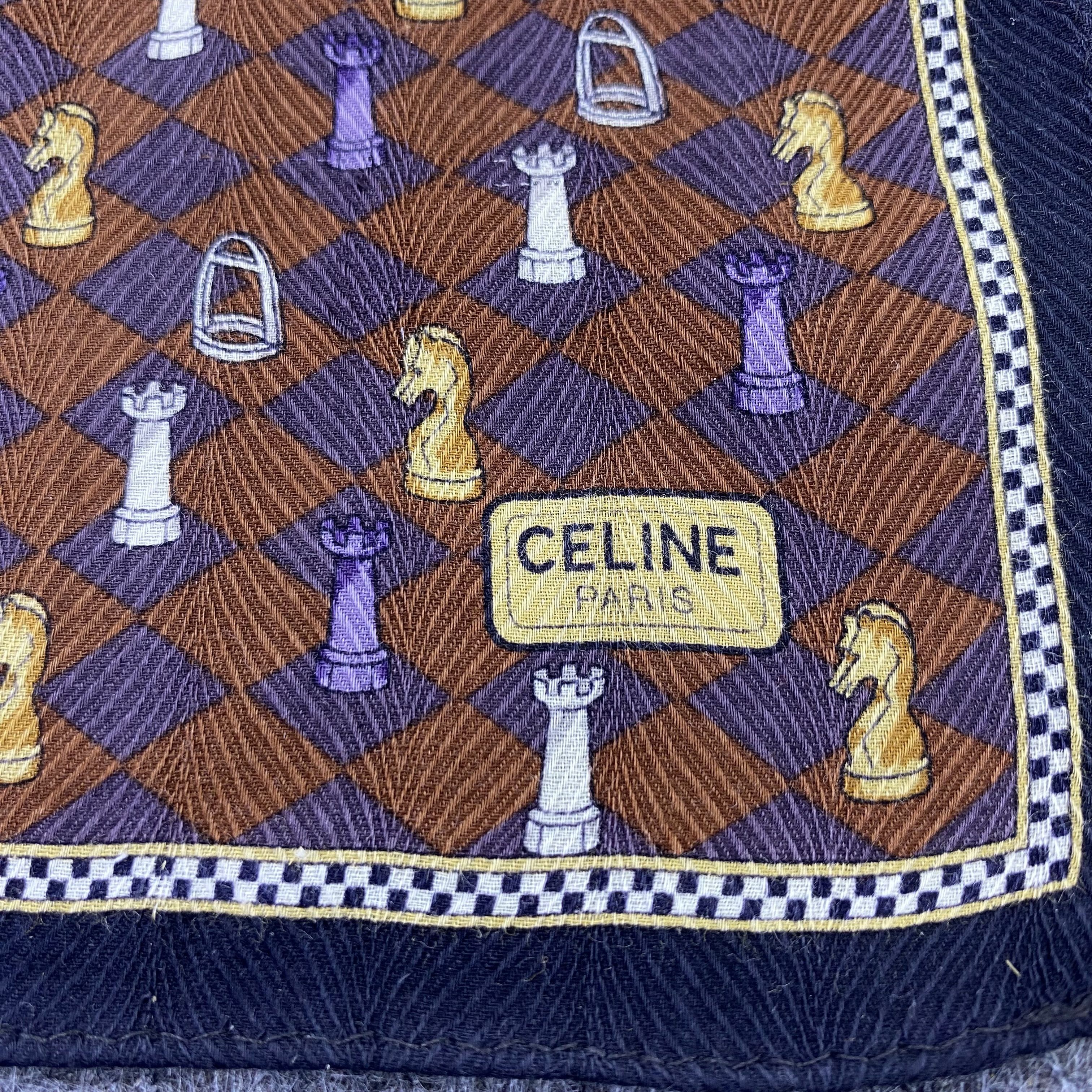 Celine Celine Handkerchief / Bandana / Neckerchief /Headscarf-B1140 Size ONE SIZE - 5 Thumbnail