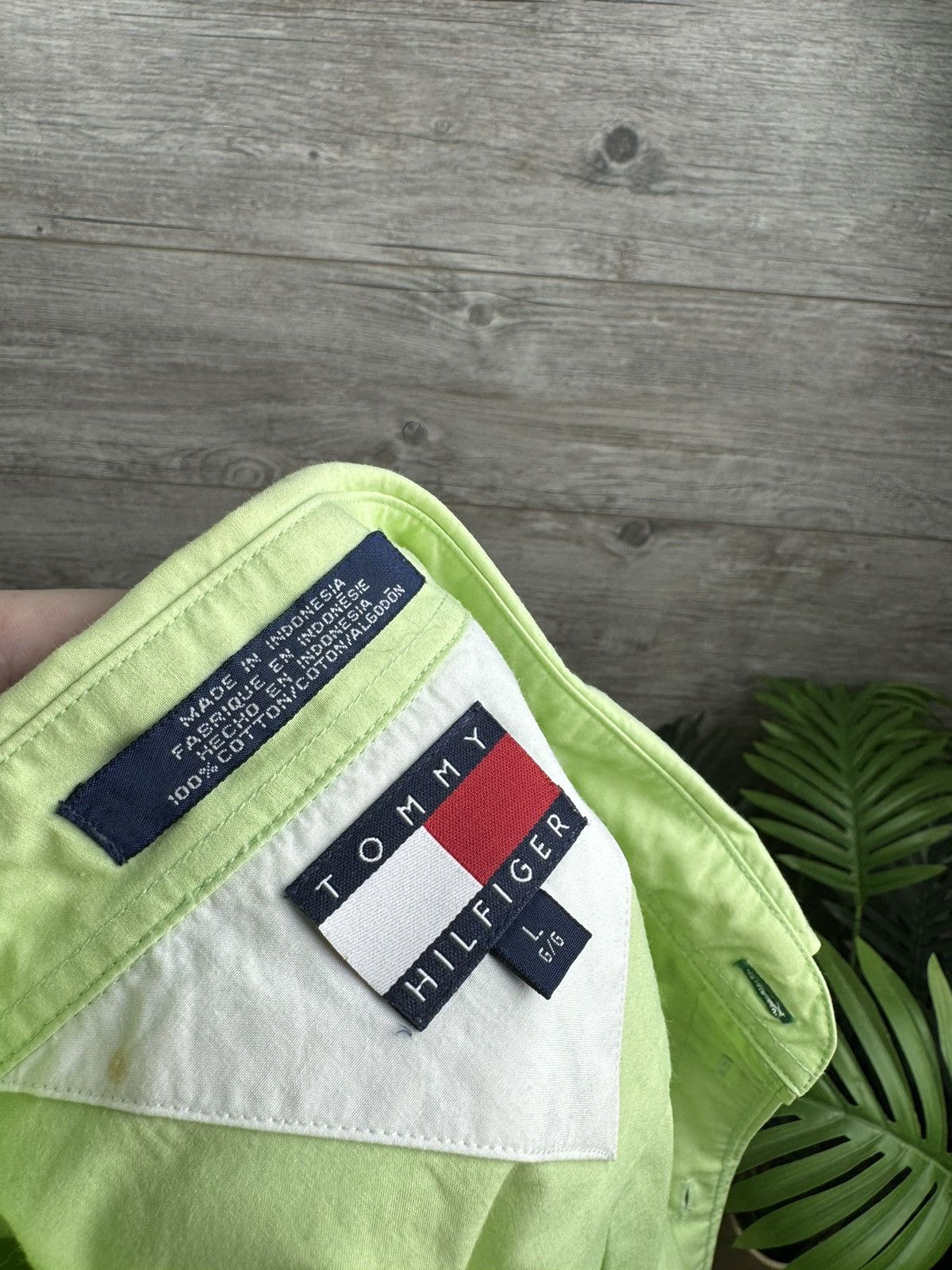 Hysteric Glamour × Tommy Hilfiger × Vintage Tommy Hilfiger Vintage T-Shirt With Long Sleeves Size L Size US L / EU 52-54 / 3 - 3 Thumbnail