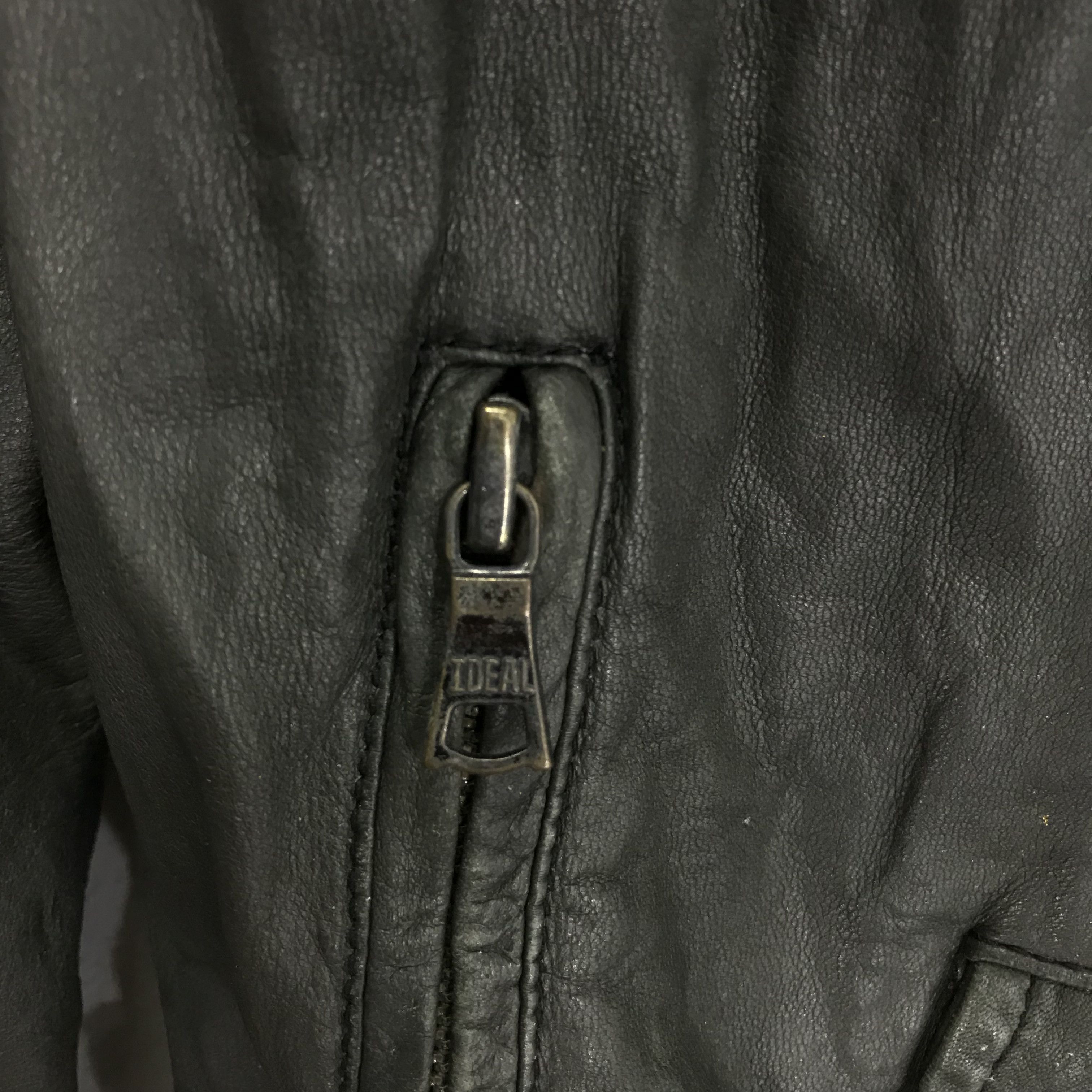 Japanese Brand Vintage Journal Standard Sheep Skin Leather Double Collar Size US S / EU 44-46 / 1 - 7 Thumbnail