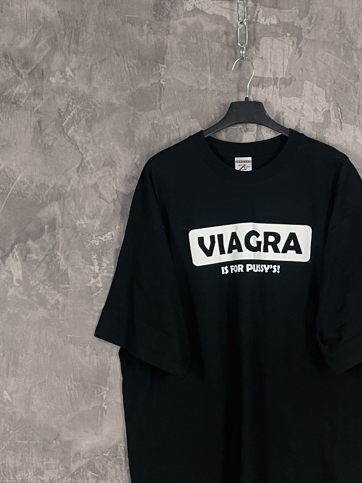 Vintage Crazy Y2K Funny Viagra Sex Pornstar Parody Humor T-Shirt Size US XL / EU 56 / 4 - 3 Thumbnail