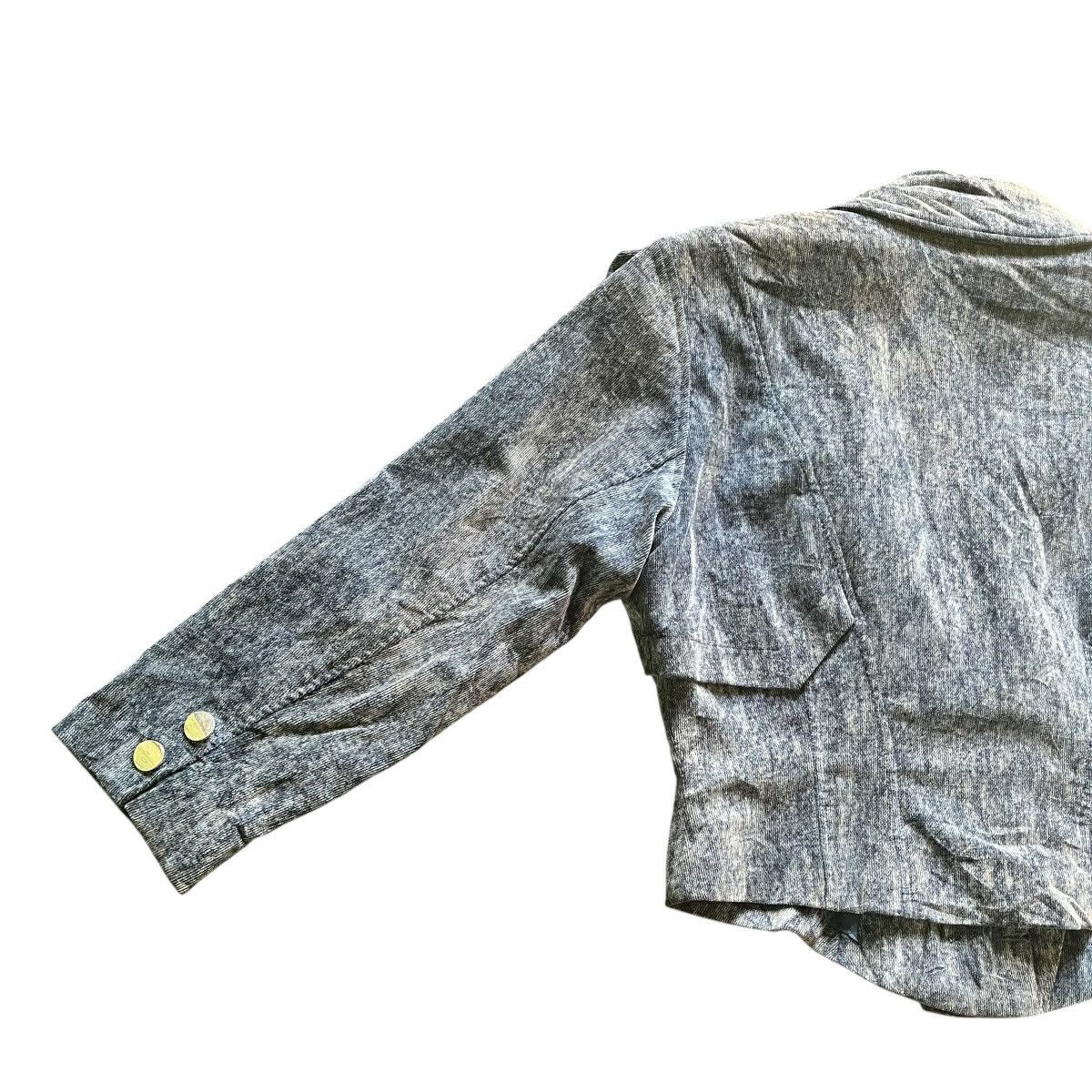 If Six Was Nine JAPANESE BRAND MUD BLUE WASH CROP TOP JACKET Size M / US 6-8 / IT 42-44 - 9 Thumbnail
