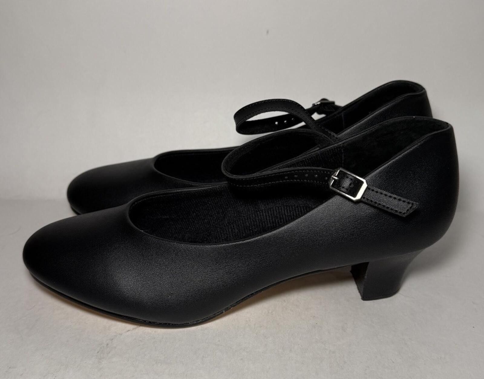 Other Theatricals Women's Black Leather Sole Tap Dance Shoe Heels Size ONE SIZE - 3 Thumbnail