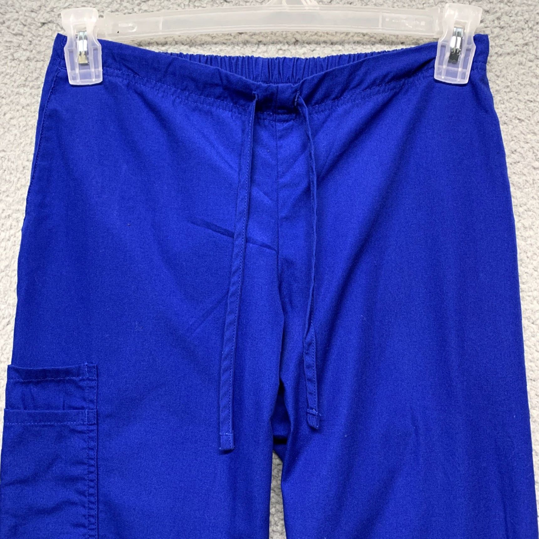 Vintage SB Scrubs Pant Unisex XS Navy Blue Drawstring Uniform Medical Doctor Nurses Aide Size US 27 - 2 Thumbnail