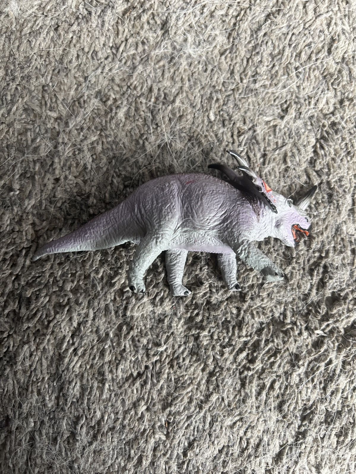 Vintage 2001 Safari Styracosaurus Dinosaur Figure Size ONE SIZE - 3 Thumbnail